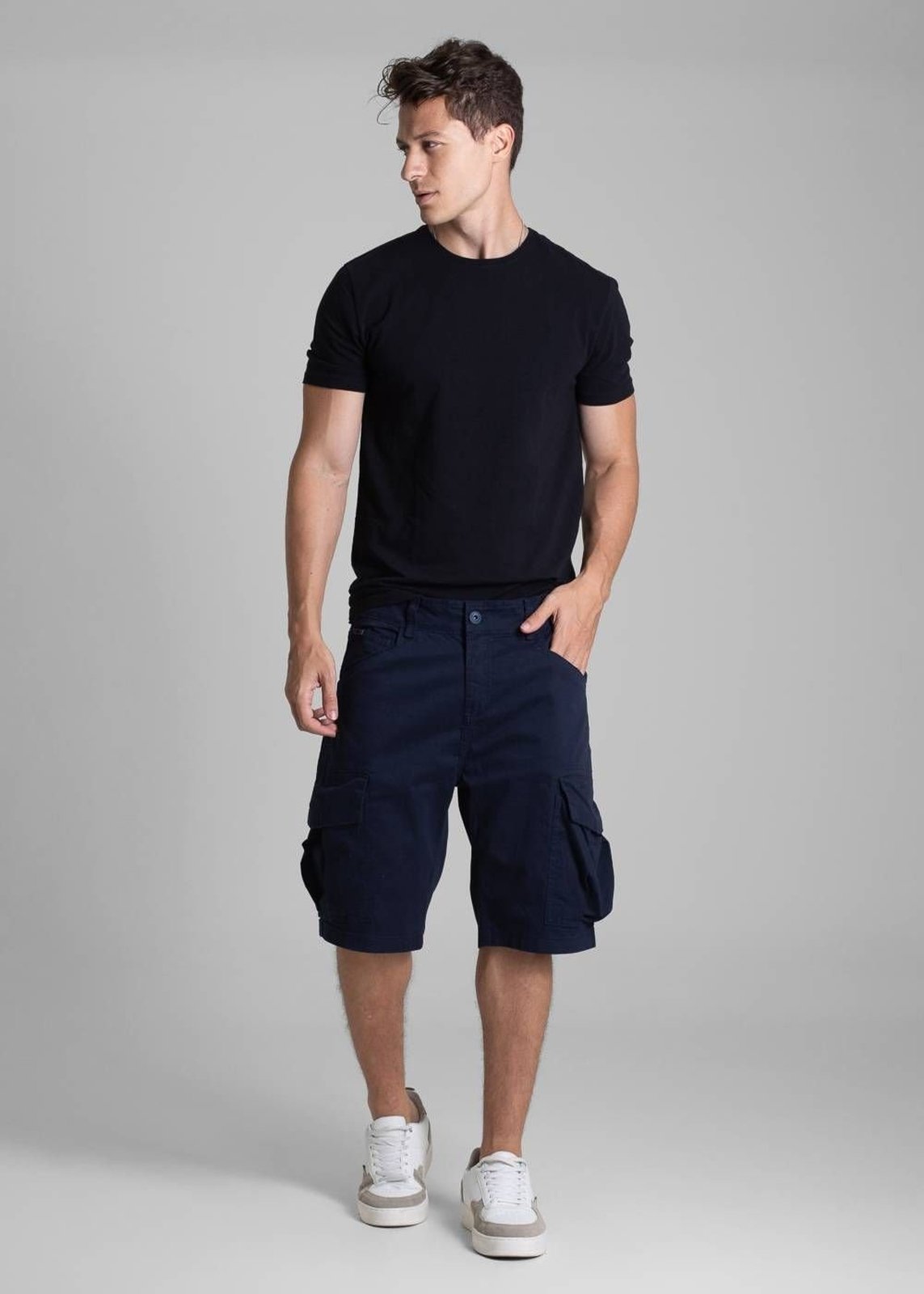 Bermuda Sarja Sawary - 281849 - Azul - Sawary