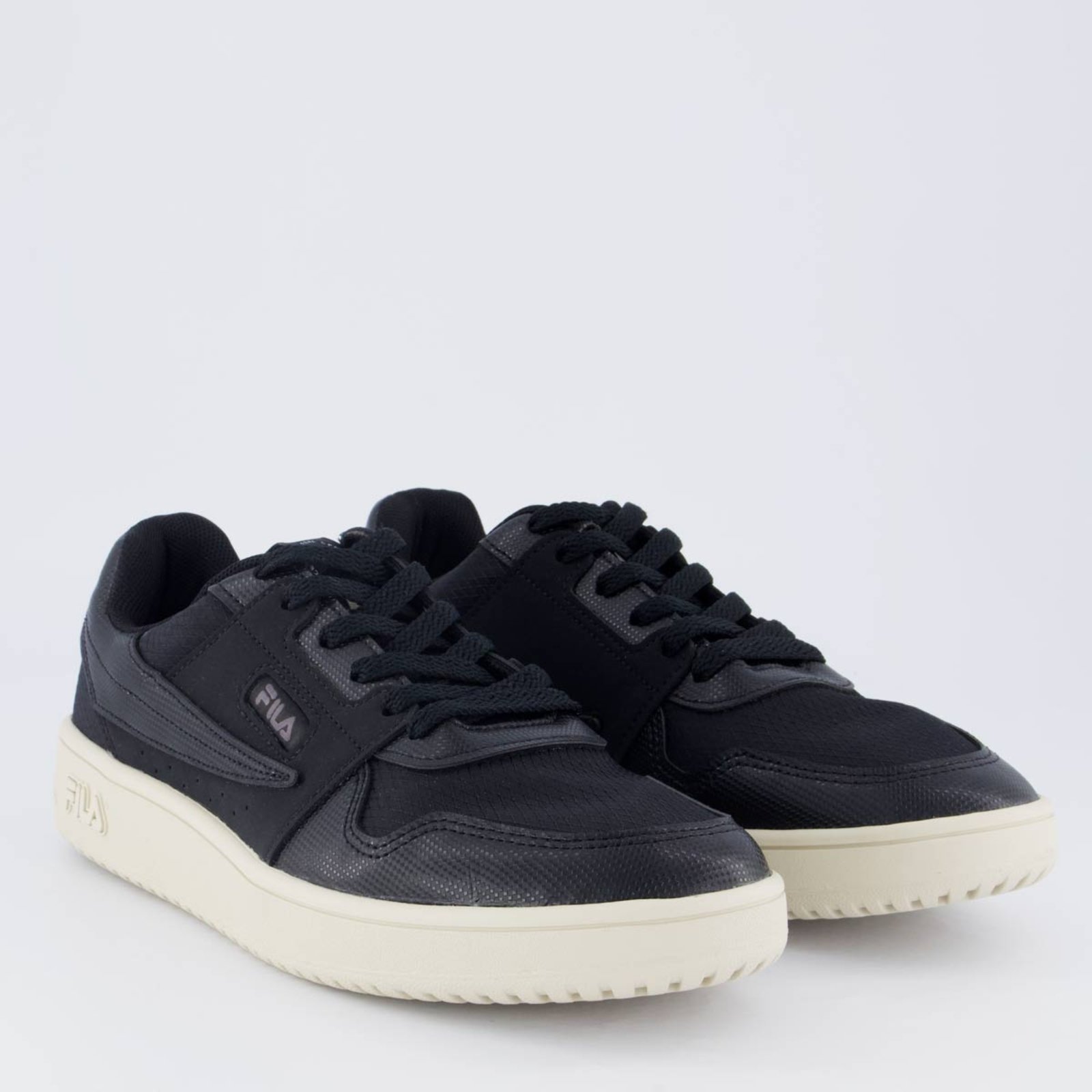 Vista 3 Tênis Fila ACD Classic e Bege preto Fila preto