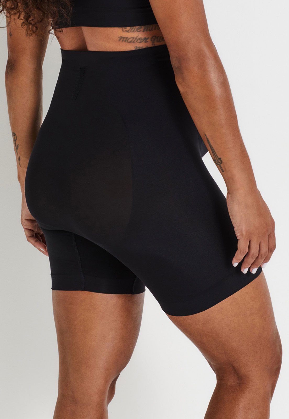 Vista 3 Bermuda Liz Ajustada Gestante Adaptive Skinbreez Preta preto Liz preto
