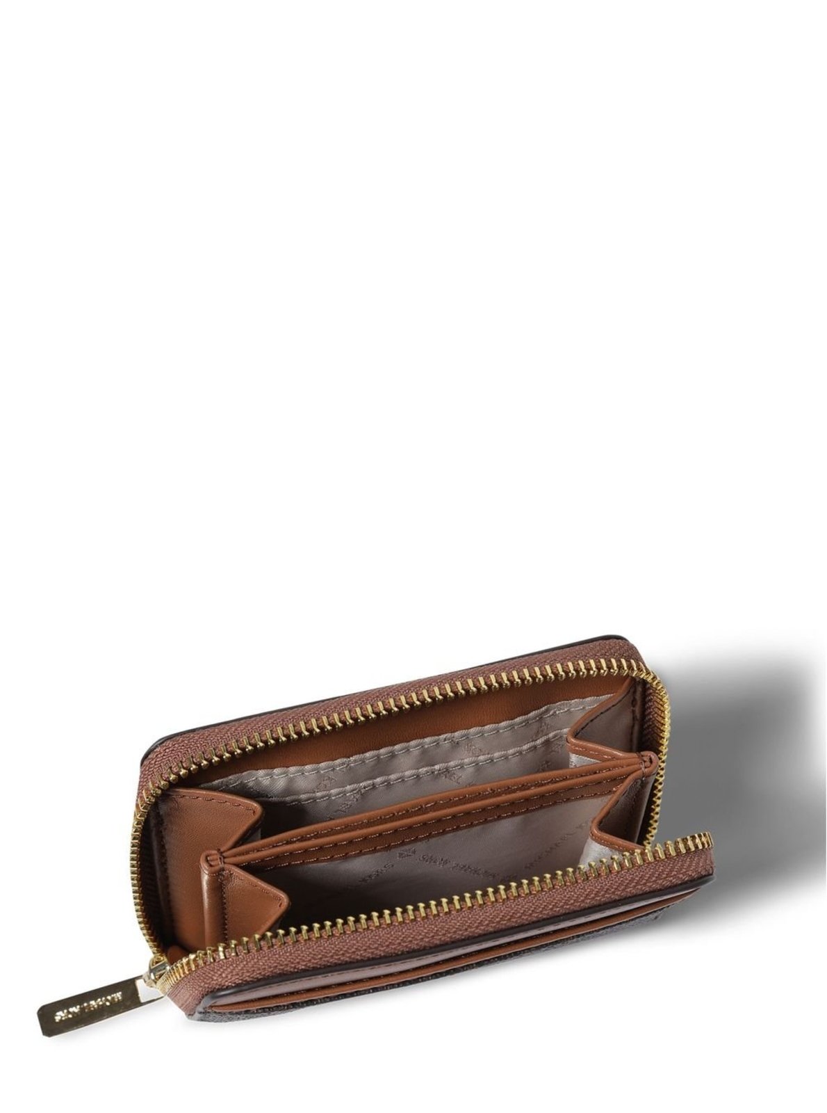 Vista 3 Carteira Jet Set Logo Pequena 35H9gtvz2b200 Michael Kors marrom Michael Kors marrom