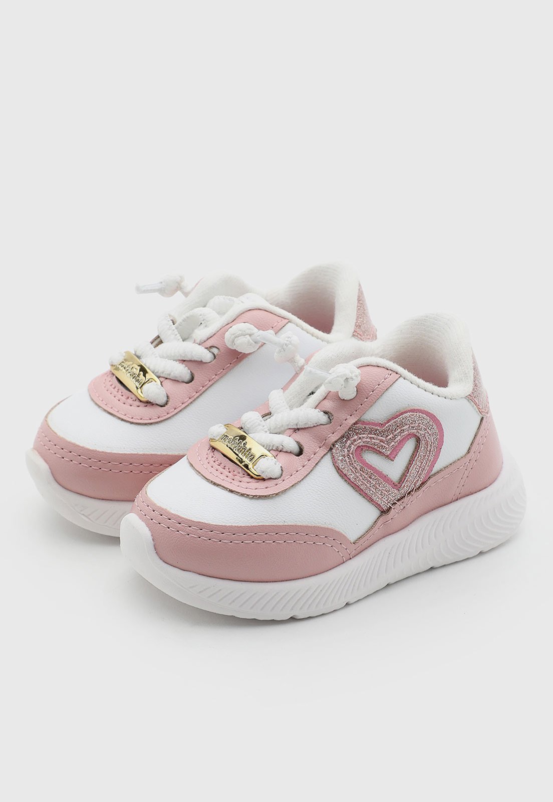 Infantil - Sapato Molekinha Coração Rosa