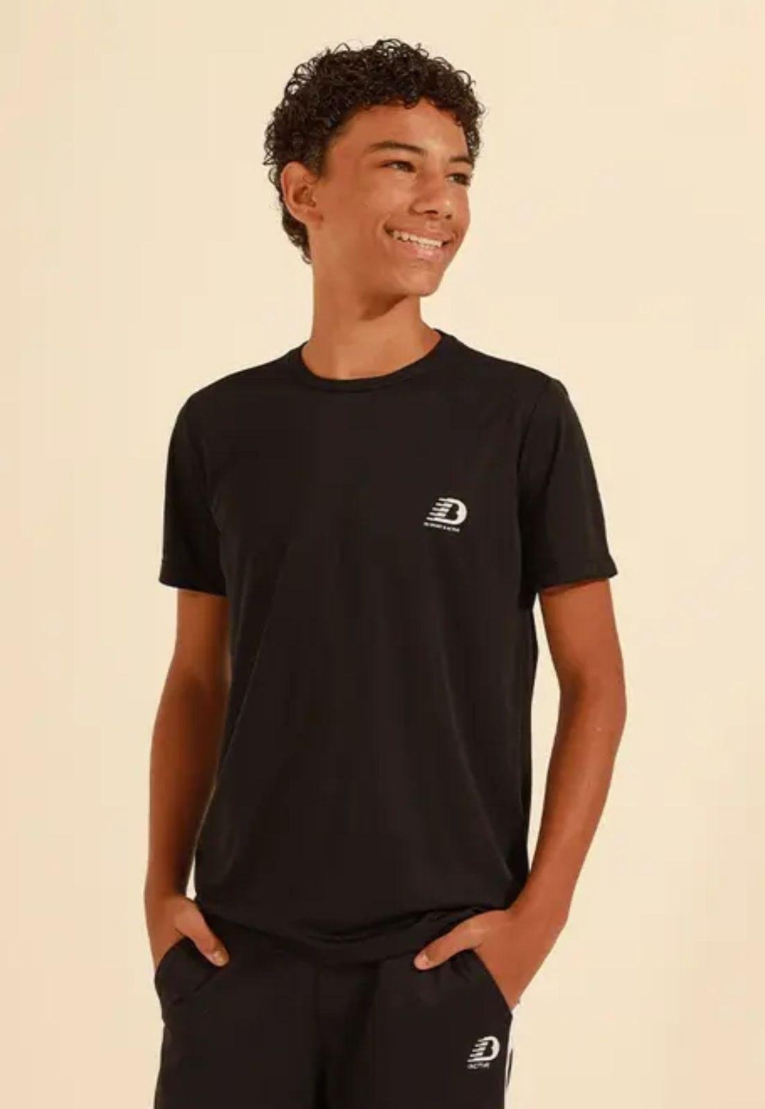 Vista 2 Infantil - Camiseta Dryfit Barcelona Banana Danger preto Banana Danger preto