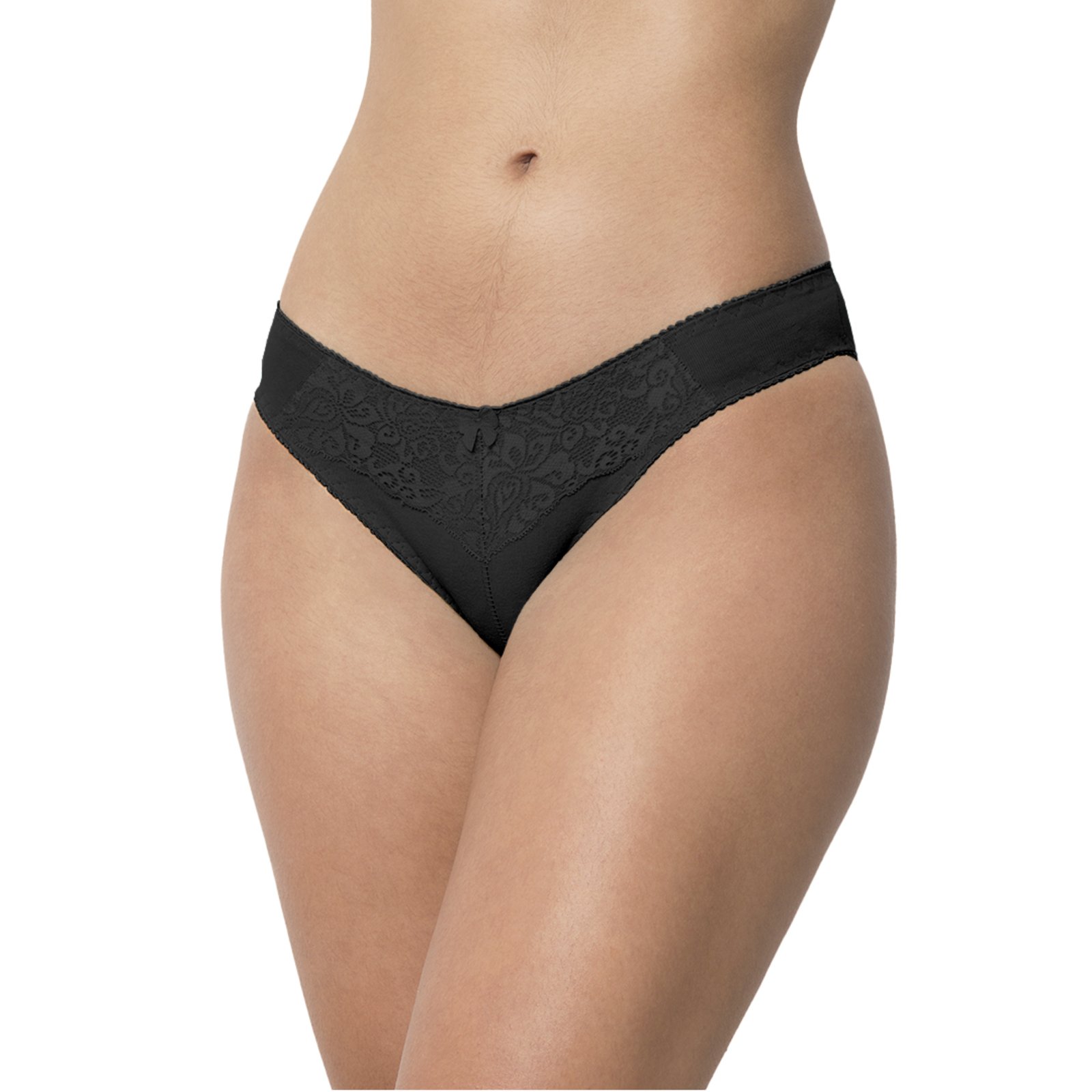 Calcinha Gabi Lingerie Cotton Confortável Modalagem Perfeita Forro 100% Algodão Preto