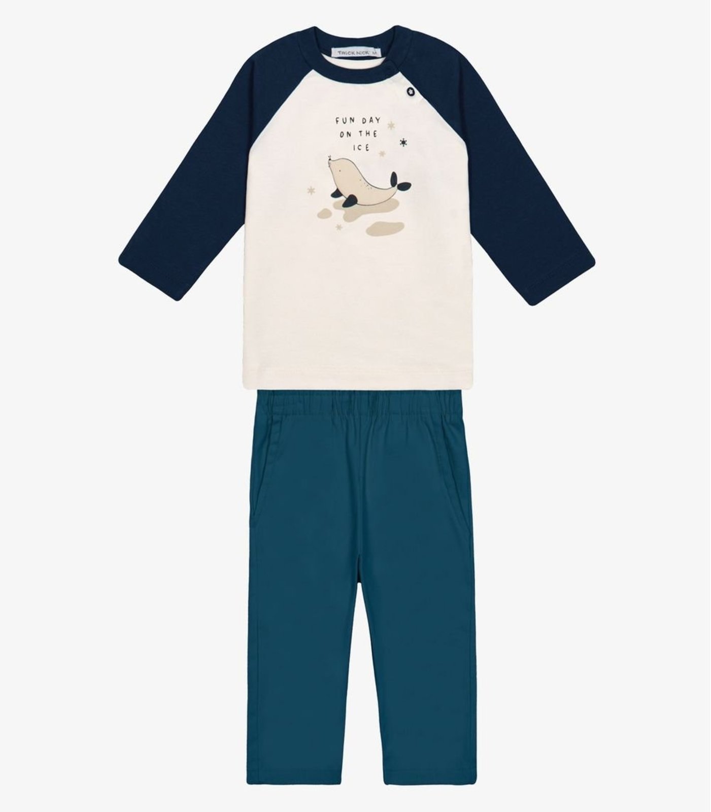 Infantil - Conjunto Camiseta com Calça Trick Nick Azul