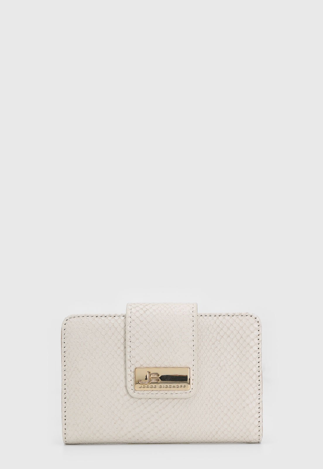 Vista 3 Carteira Feminina Jorge Bischoff Lezard Off-White off-white white Jorge Bischoff off-white white