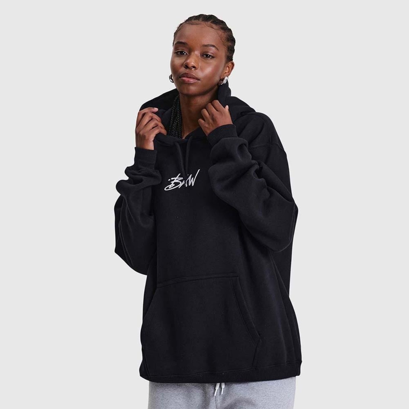 MOLETOM HOODIE BAW SUBSCRIPT Preto