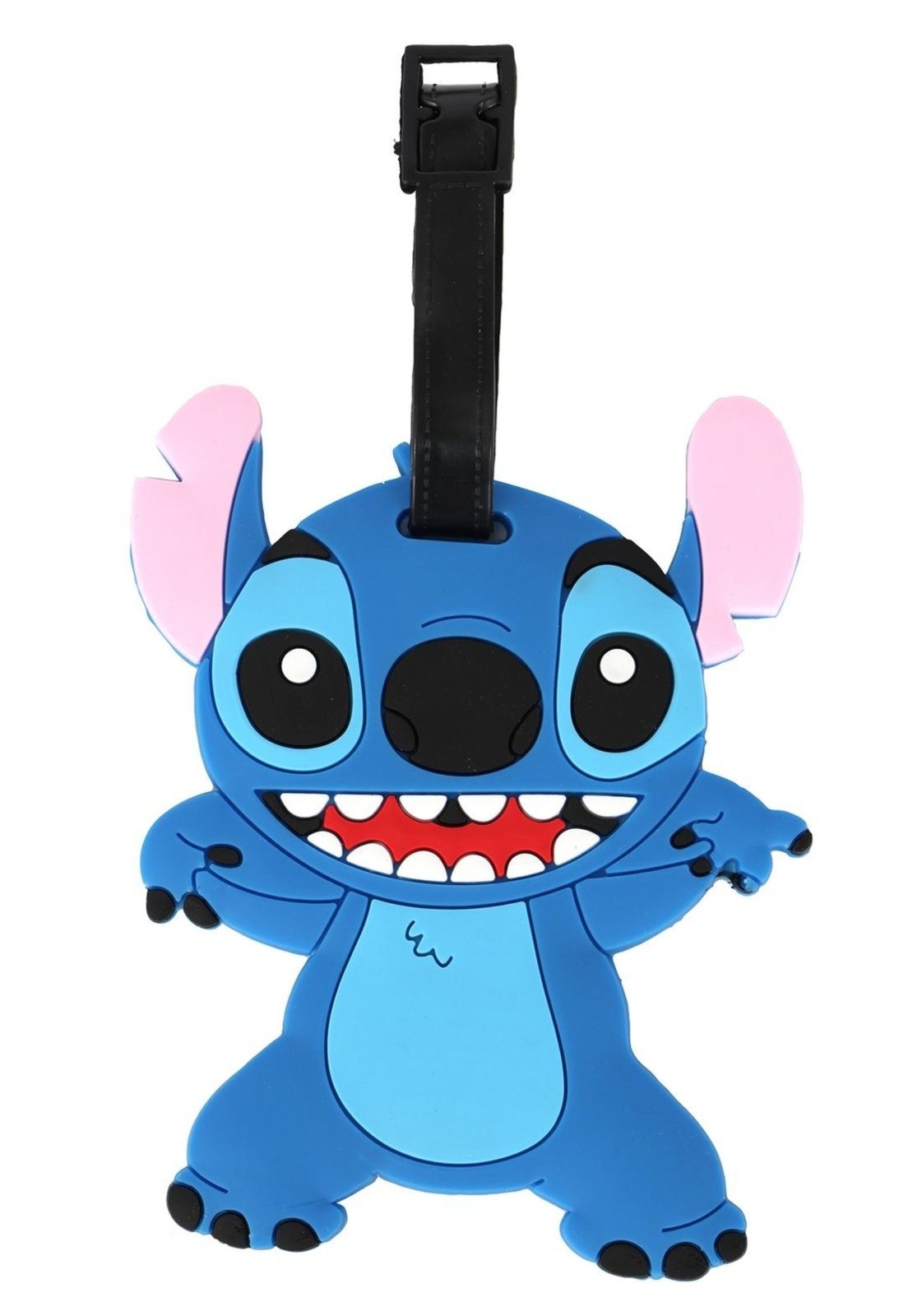 Vista 2 Infantil - Identificador de Bagagem Emborrachado Stitch Disney Luxcel azul Luxcel azul