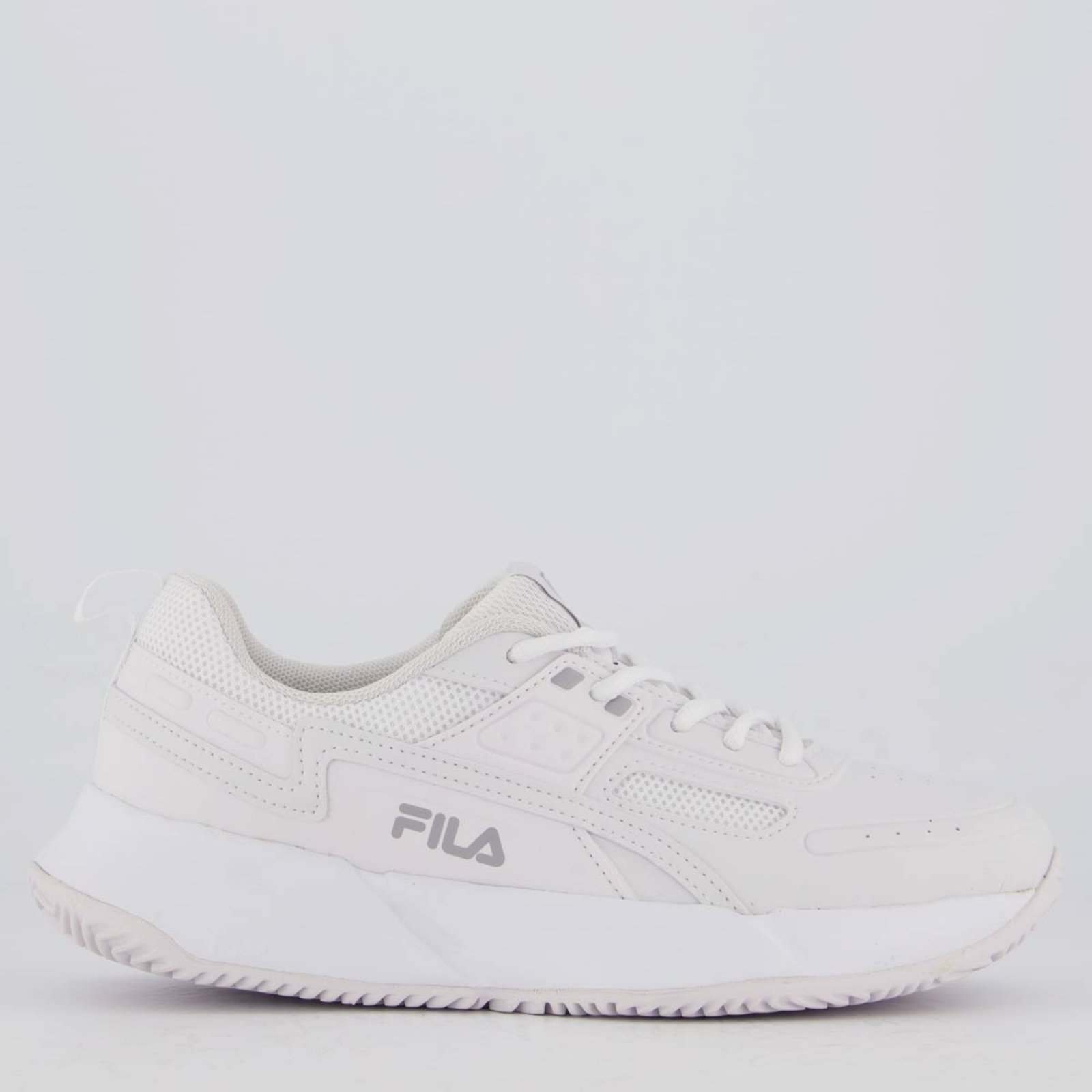 Vista 2 Tênis Fila Precision Feminino e Cinza branco Fila branco