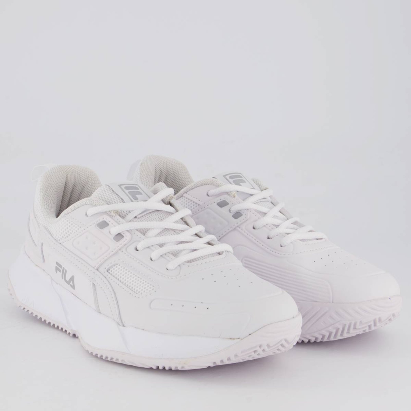 Vista 3 Tênis Fila Precision Feminino e Cinza branco Fila branco