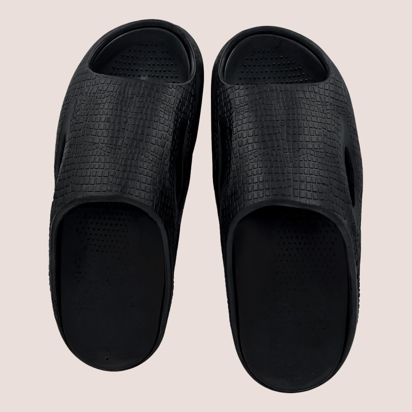 Chinelo Babuche Eva Ortopédico Calm Slide Macio Confortável Preto