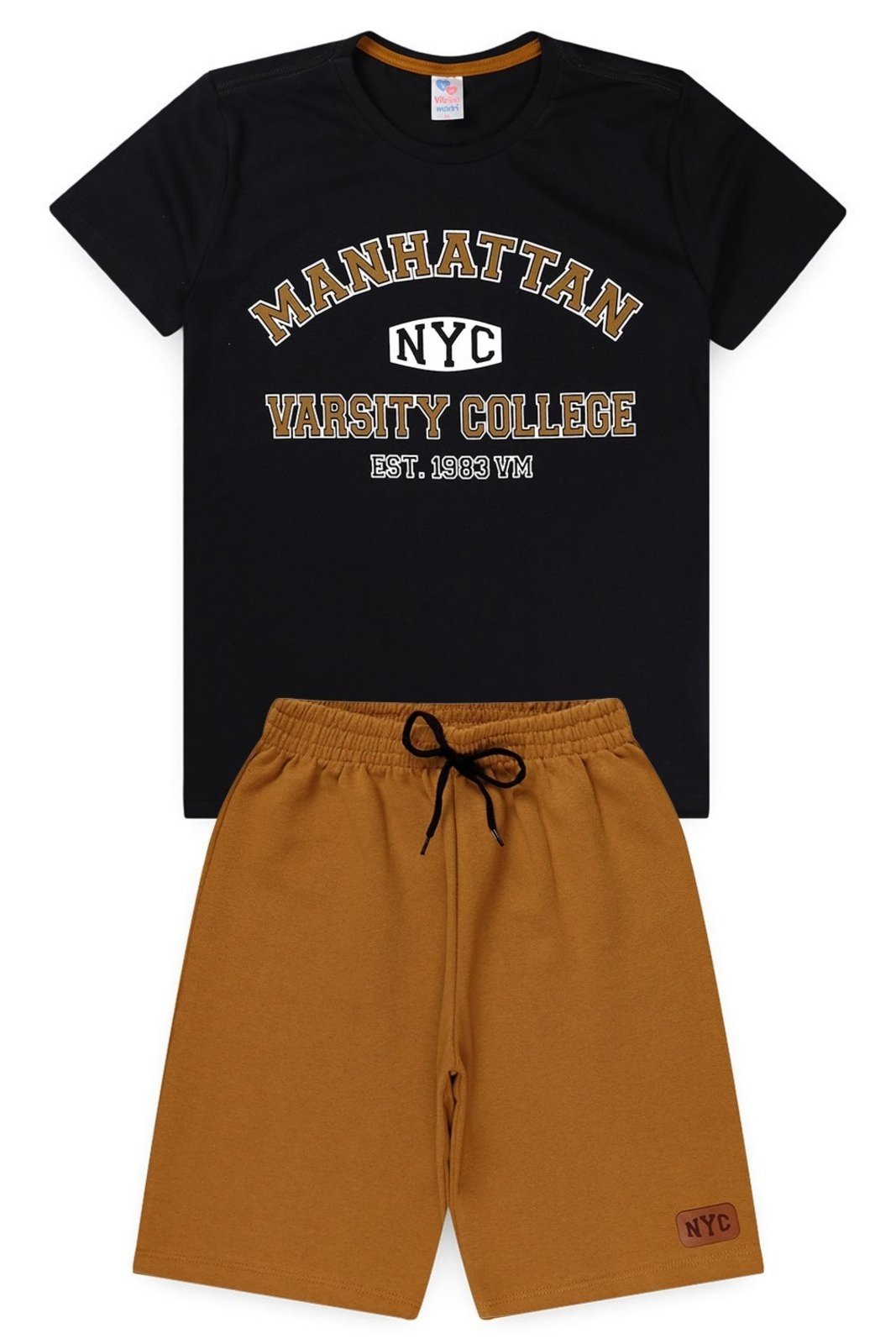 Infantil - Conjunto Juvenil Verão Masculino Manhattan College