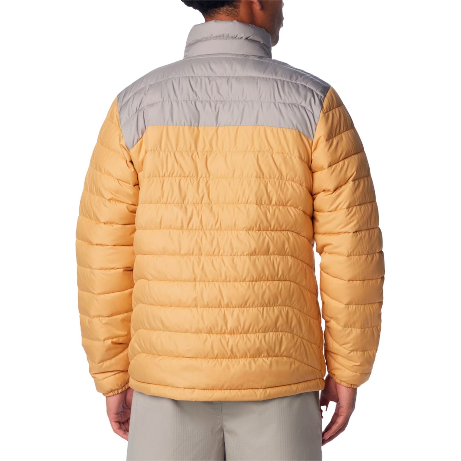 Vista 3 Jaqueta Columbia Powder Lite Masculina amarelo Columbia amarelo