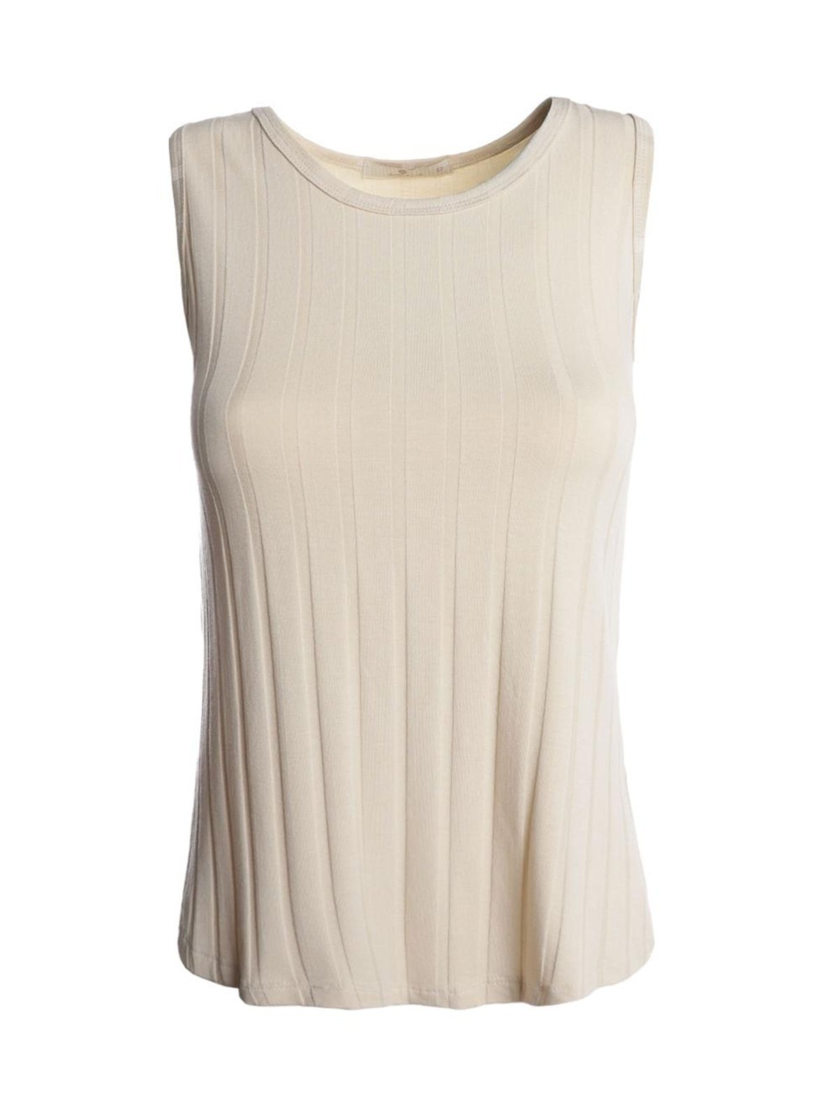 Vista 2 Blusa Regata Mullet Canelado Feminina AREIA Autentique amarelo Autentique amarelo
