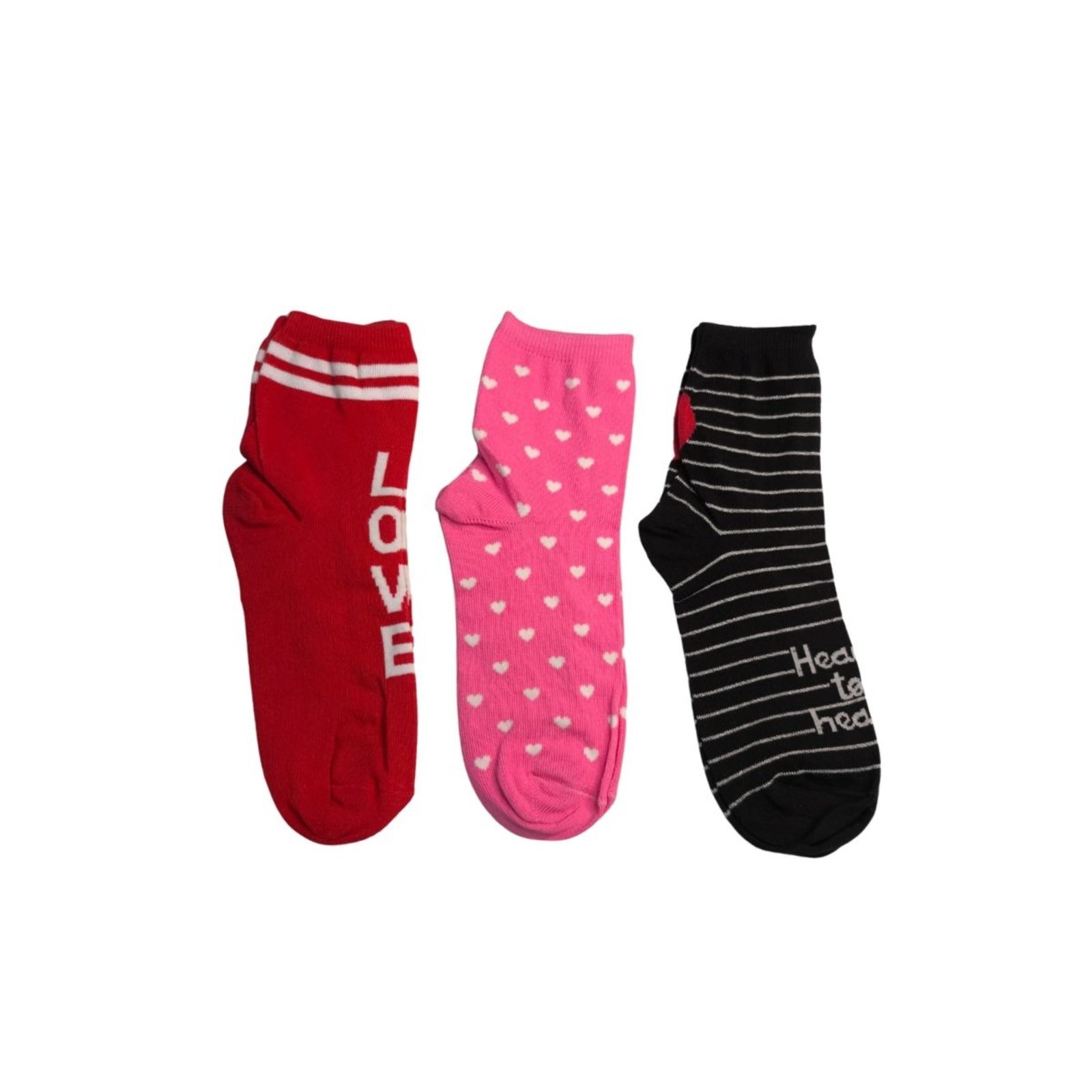 Kit Com 3 Pares de Meias Feminina Selene