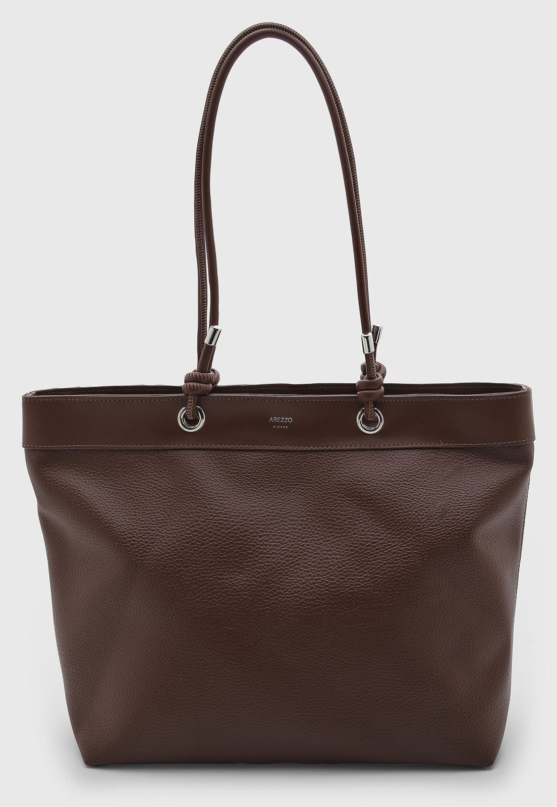 Bolsa Feminina Arezzo Grande Texturizada Marrom