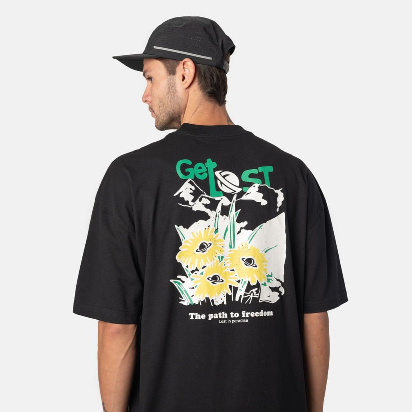 Vista 2 T-Shirt Lost The preto Lost preto