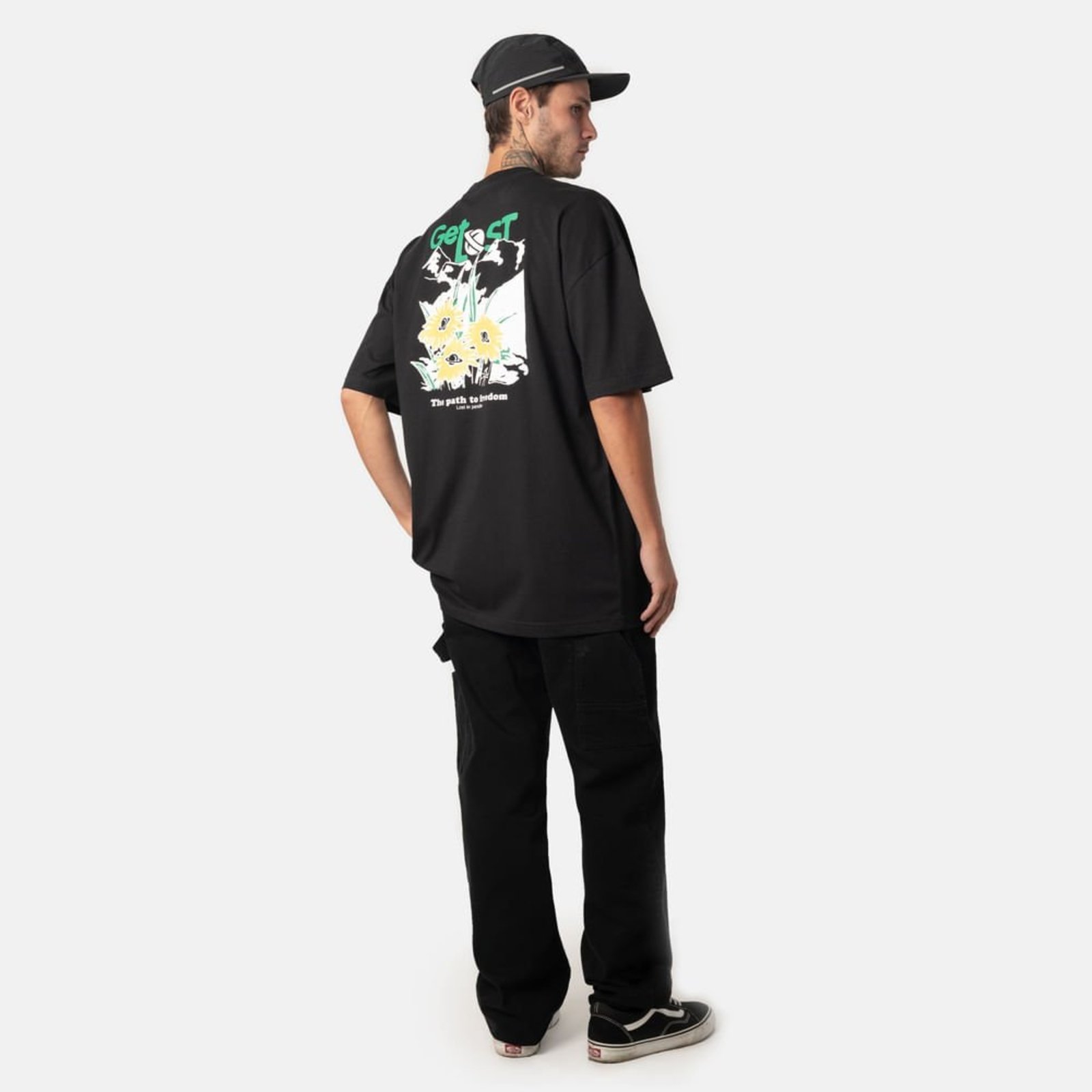 Vista 3 T-Shirt Lost The preto Lost preto