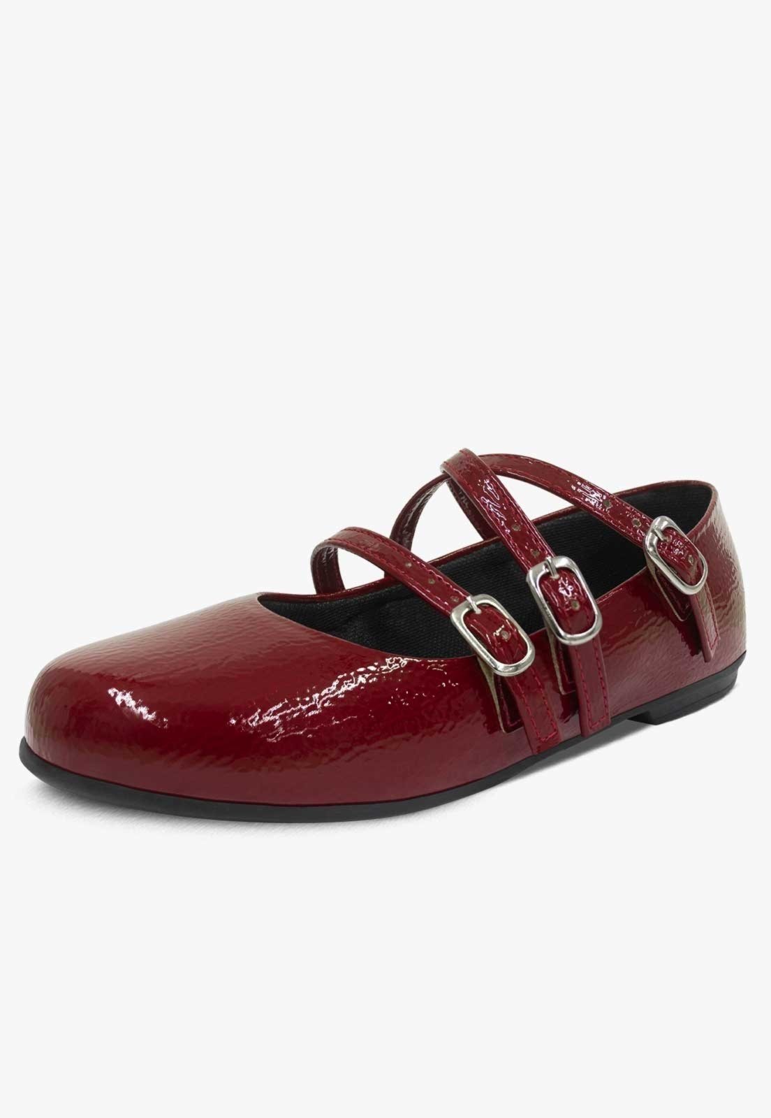 Infantil – Sapatilha Pópidi Feminina Fashion Menina Vermelho