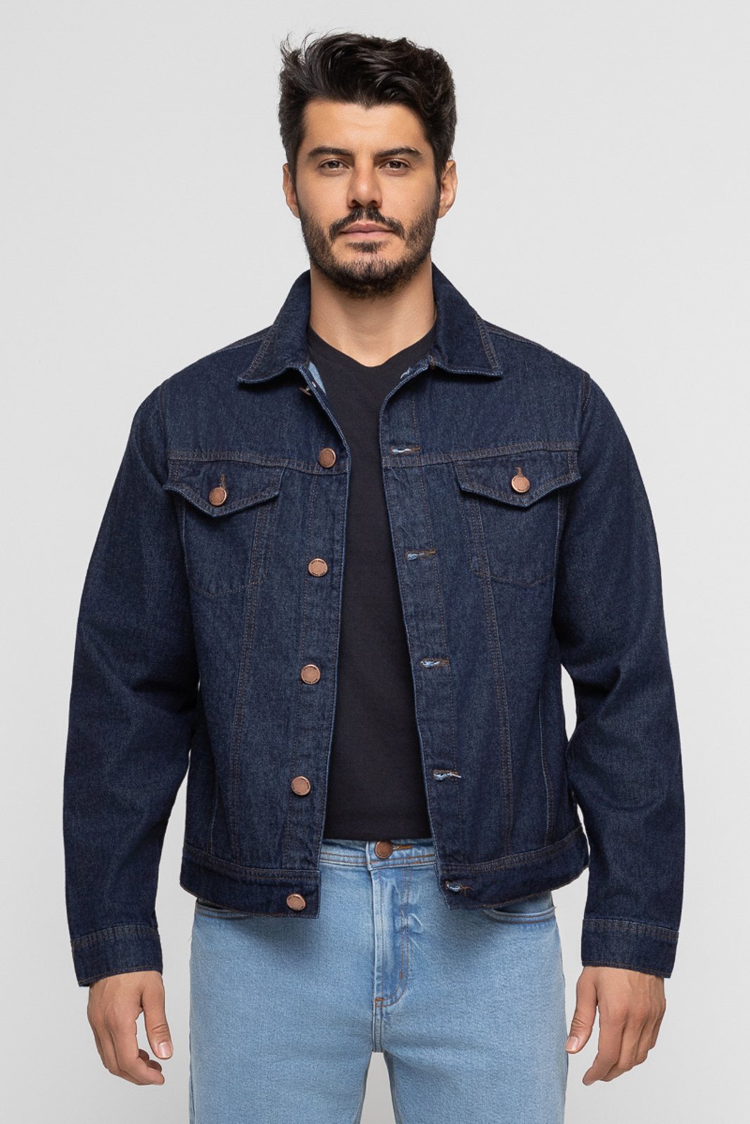 Jaqueta Masc Trucker Basic Amaciada Doct Amaciada