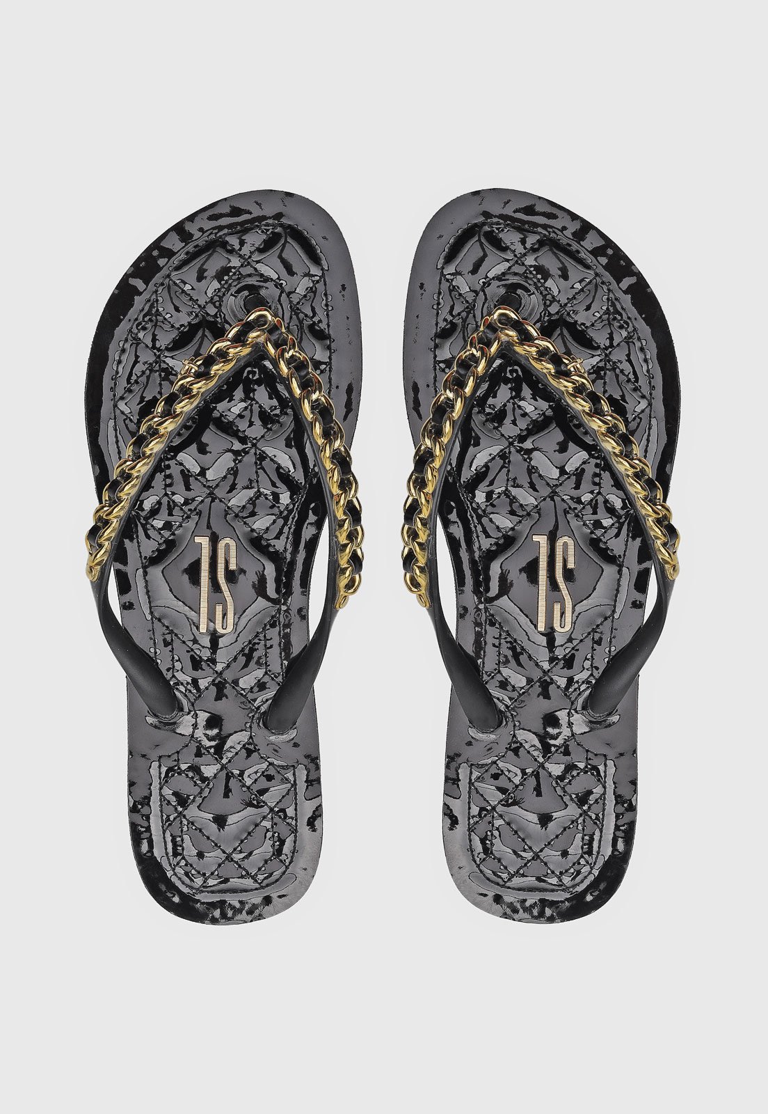 Chinelo Santa Lolla Corrente Preto