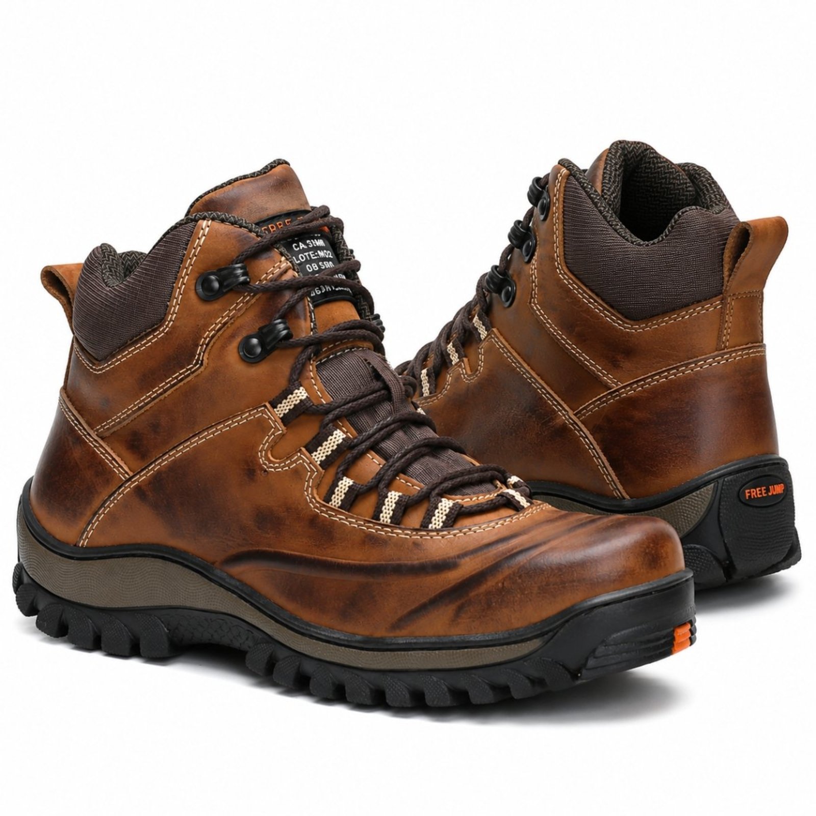 Bota Coturno Masculino Rovetto Conforto Estilo Botina Palmilha Em Gel