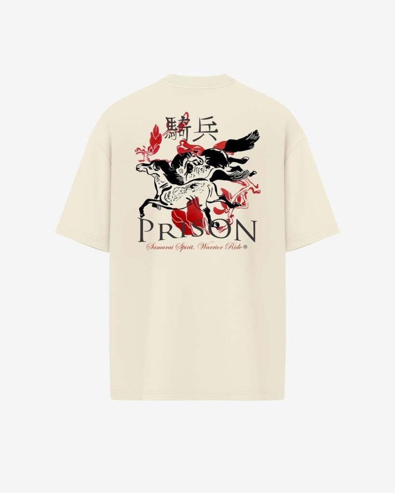 Camiseta Oversized Samurai Off White Prison