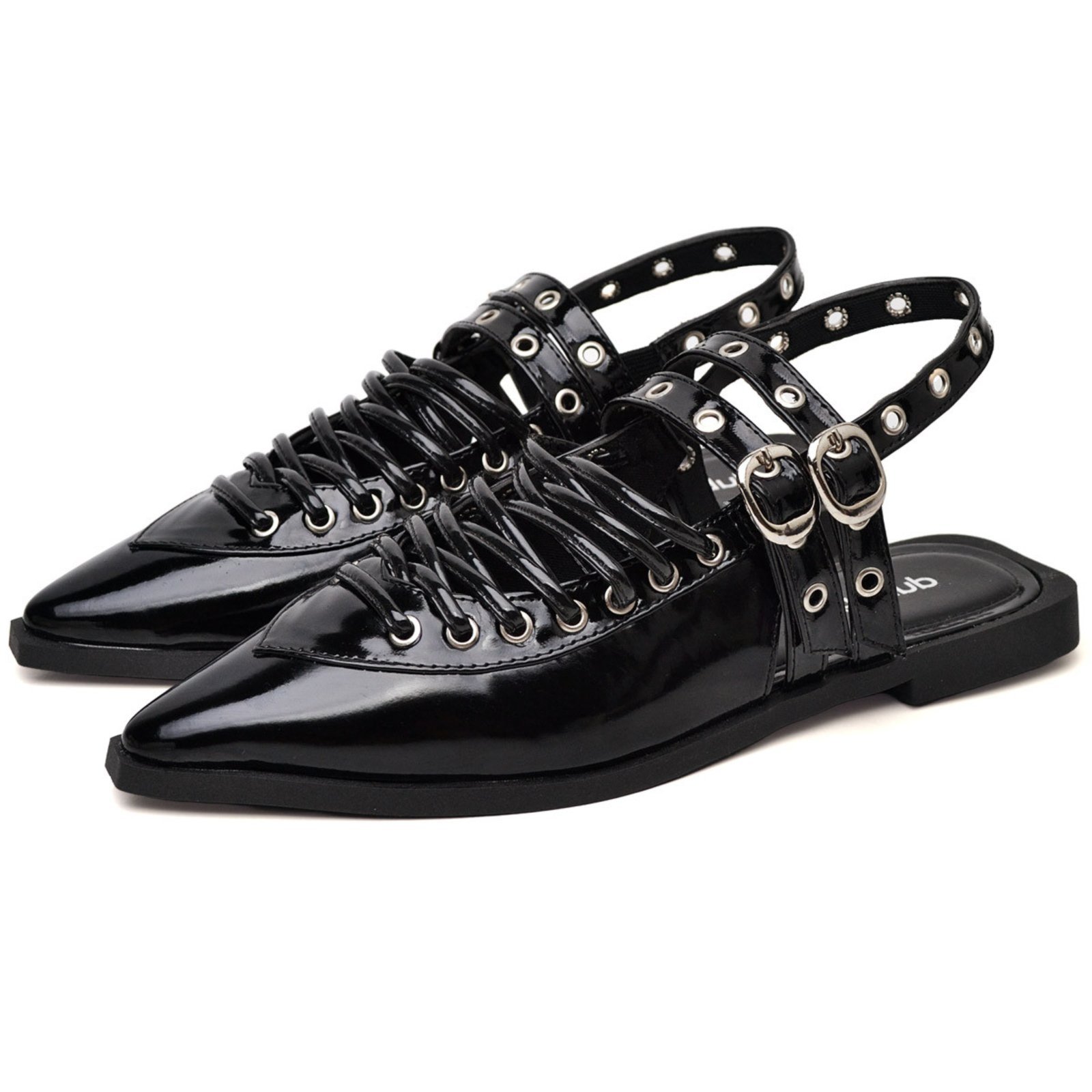 Sapatilha Feminina Detalhes Em Metal DUBUY 1308FG