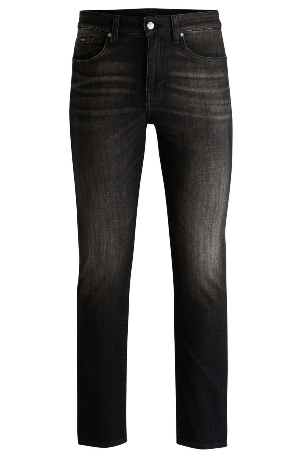 Calças Delaware Slim De Jeans Elástico Preto Preto - 29/32
