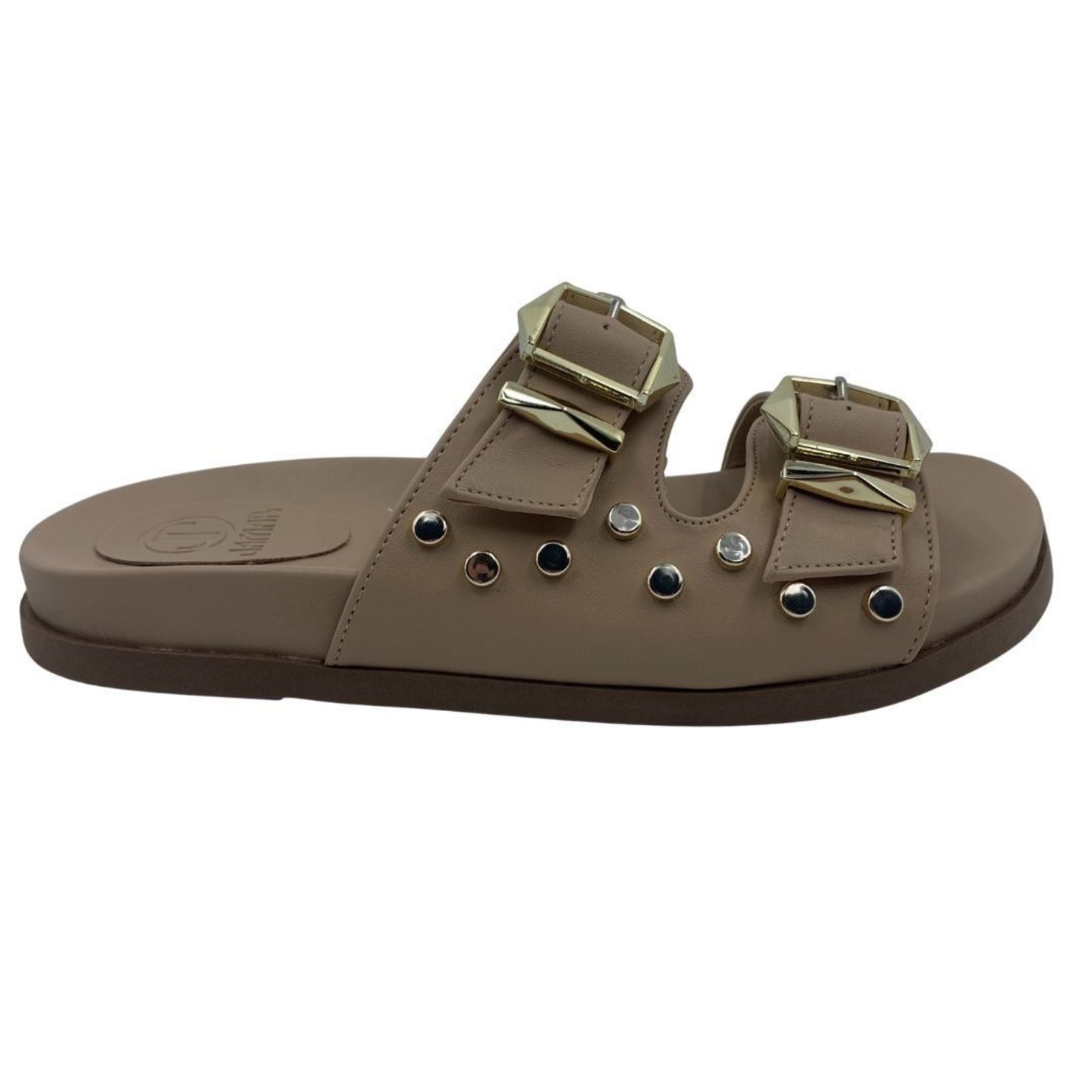 Tamanco Papete com Fivela Jamar Bege 293449 – Nude – jamar