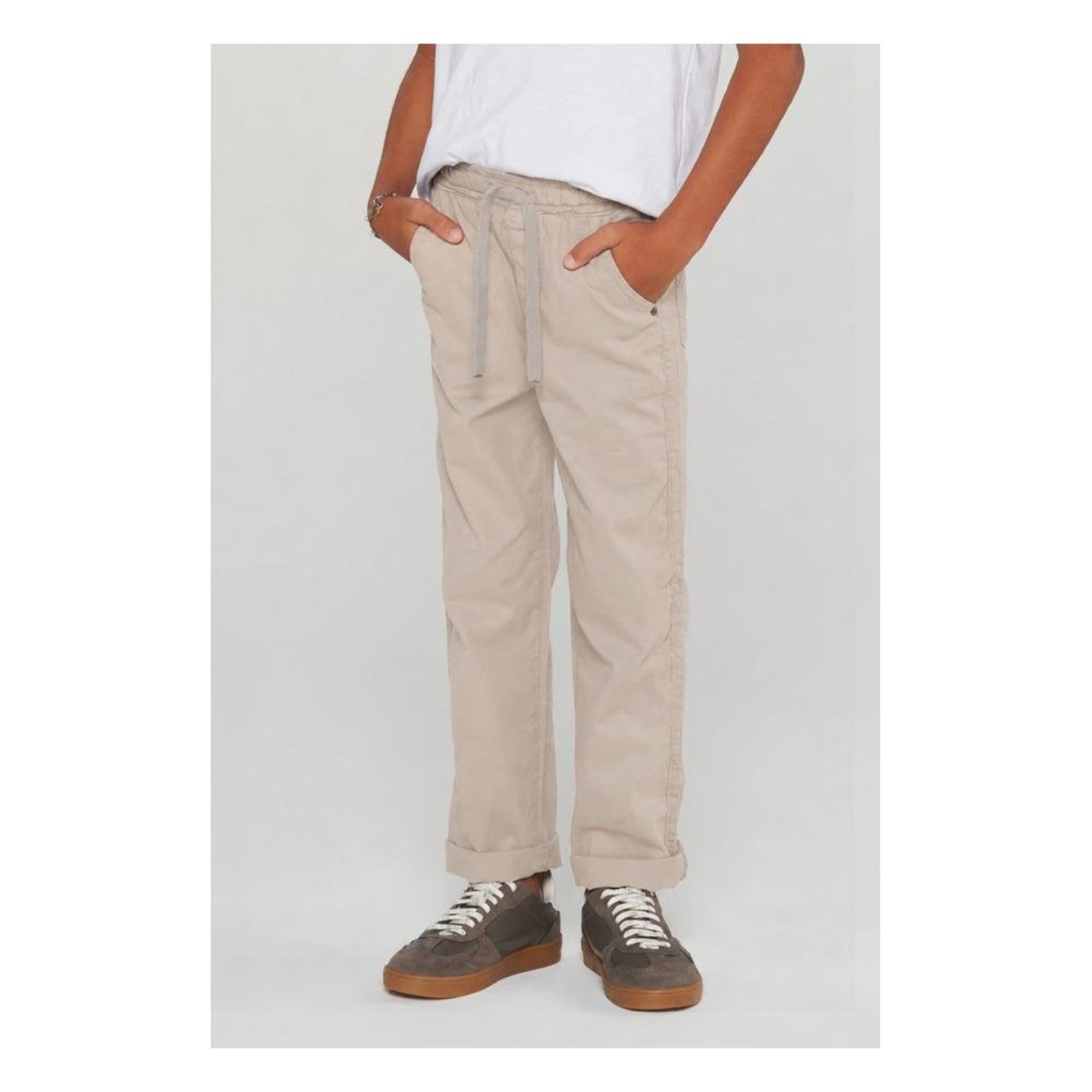 Infantil - Calça Menino Sarja Bege Sun Place Jeans 10 Bege