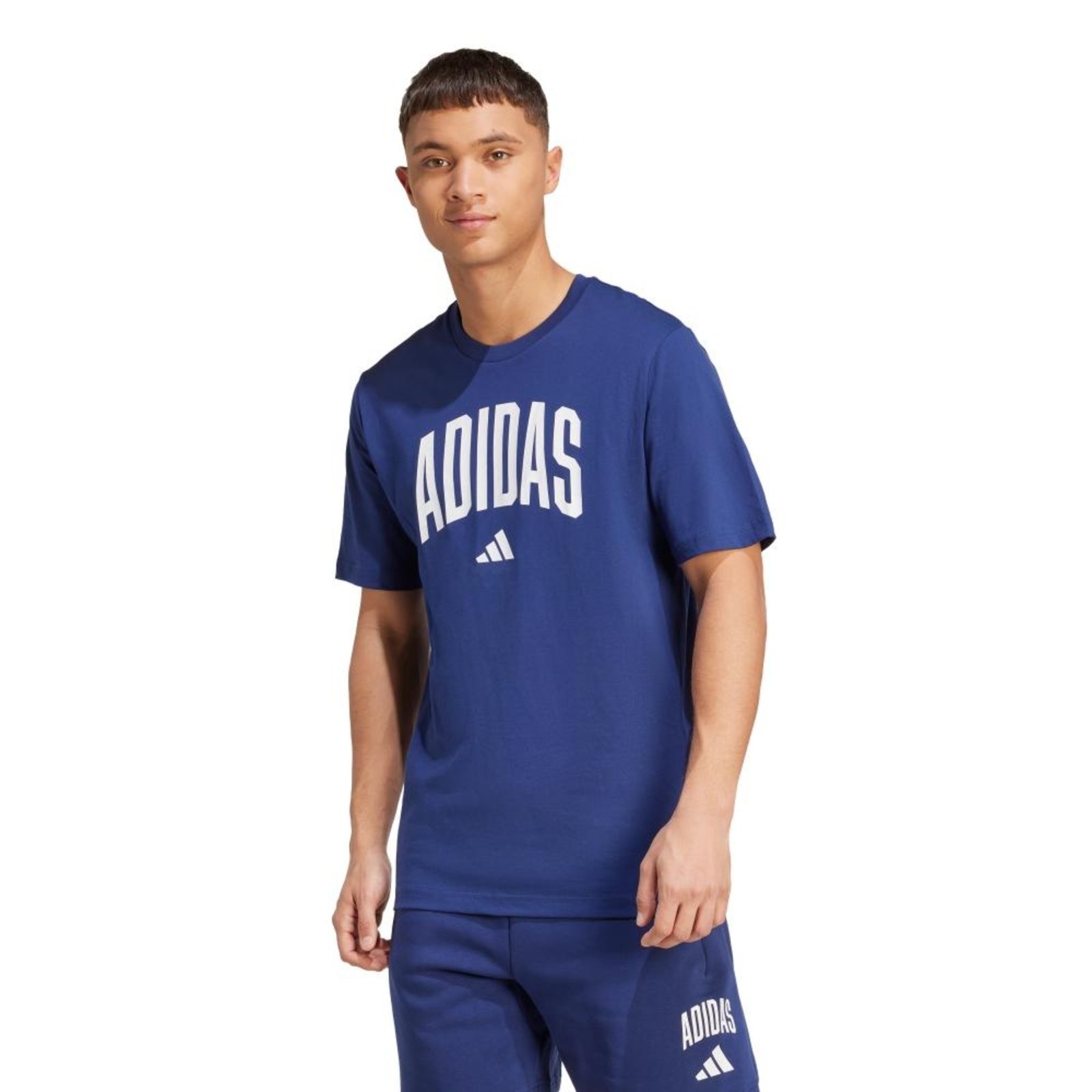 Camiseta Estampada Collegiate Lineage adidas Sportswear Azul
