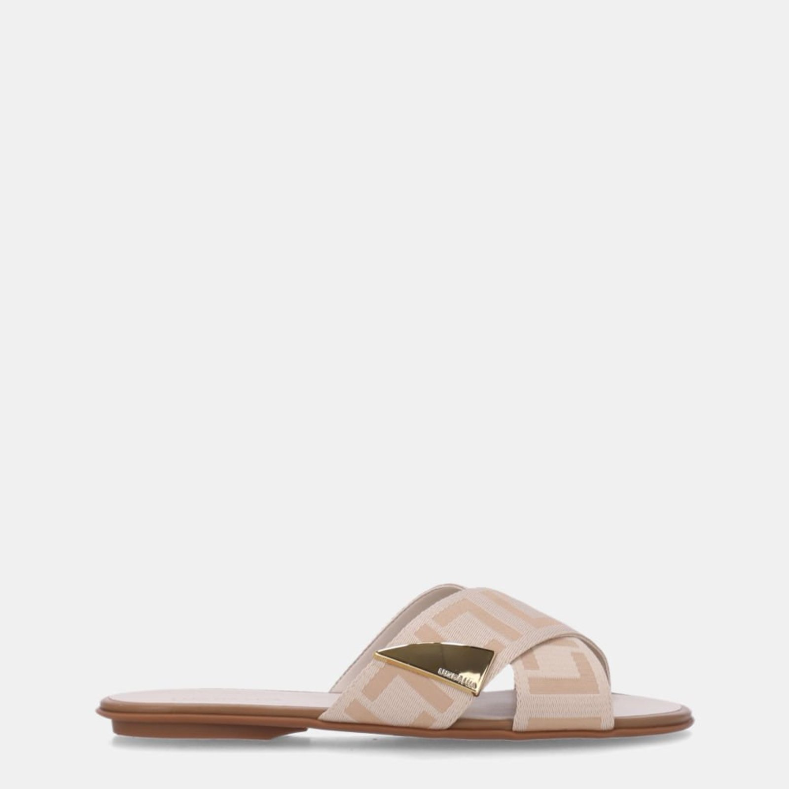 Chinelo Couro Saara Ginger Com Gorgorão Frappe/natural - 52211110 Luz da Lua