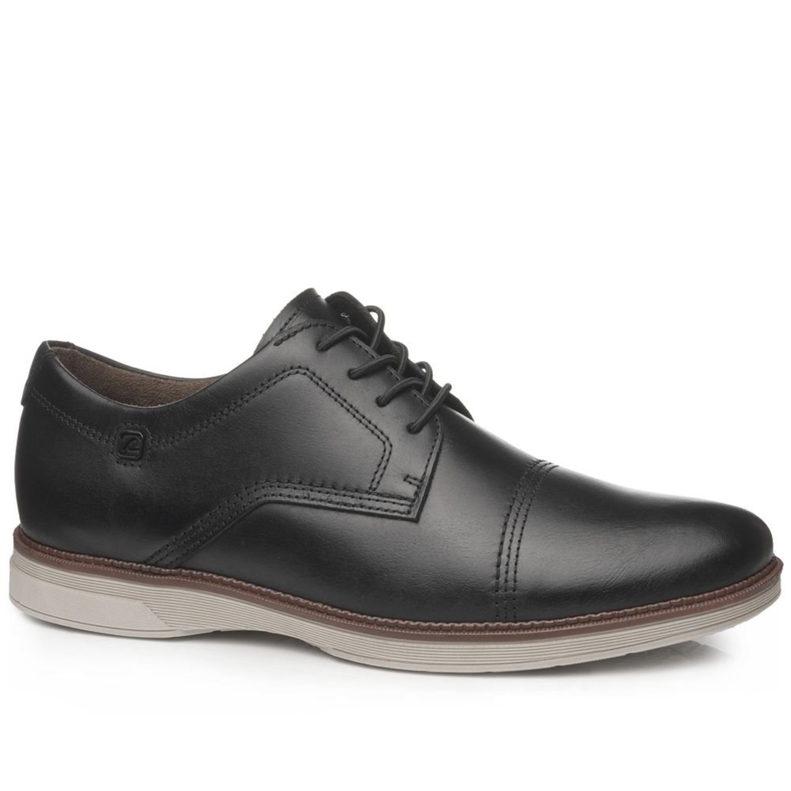 Sapato Casual Pegada Masculino em Couro Preto 126702-01 Sapato Casual Pegada Masculino em Couro Preto 126702-01 41