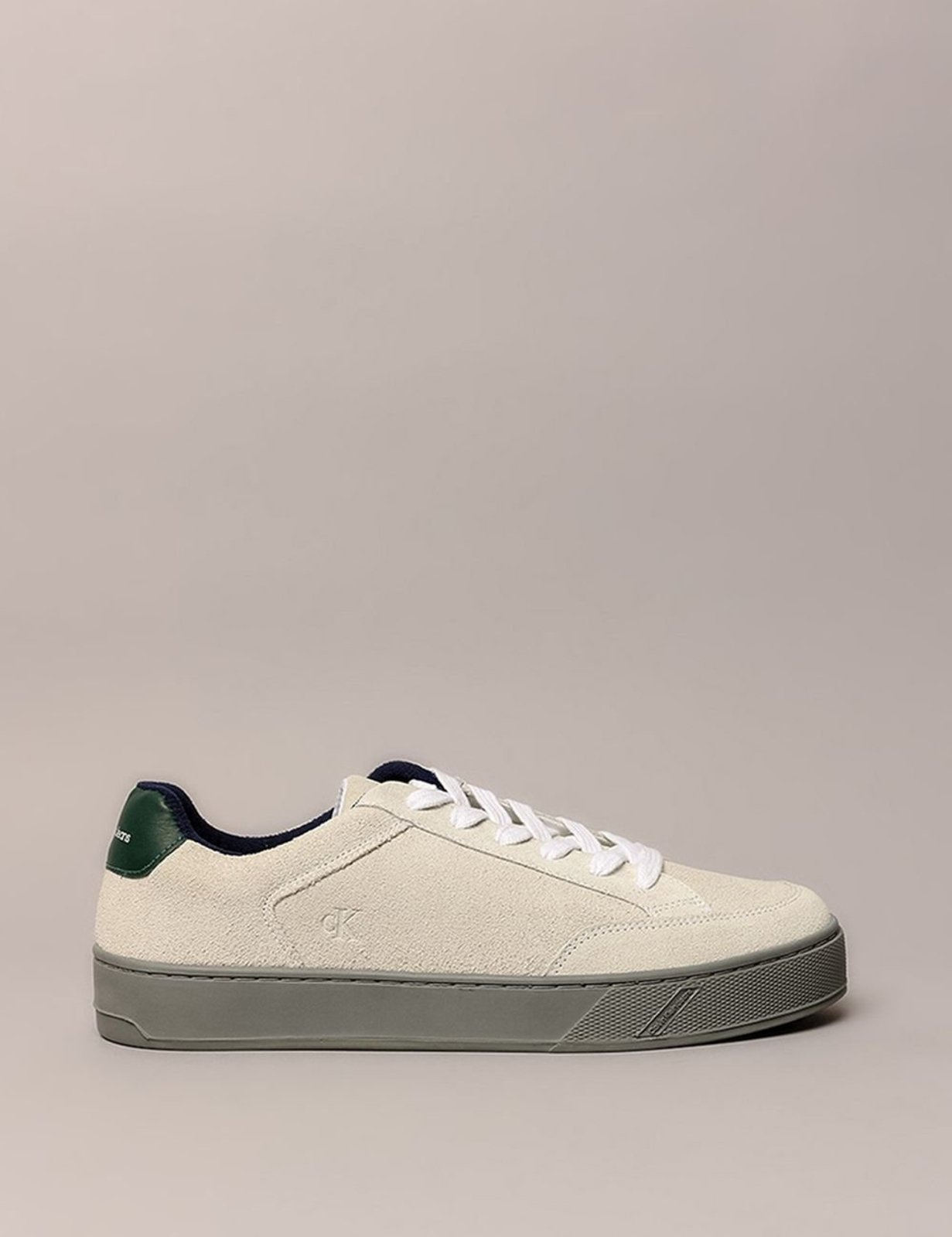 Tênis Calvin Klein Jeans Palito Side Small Ck - Cinza Claro Calvin Klein Jeans