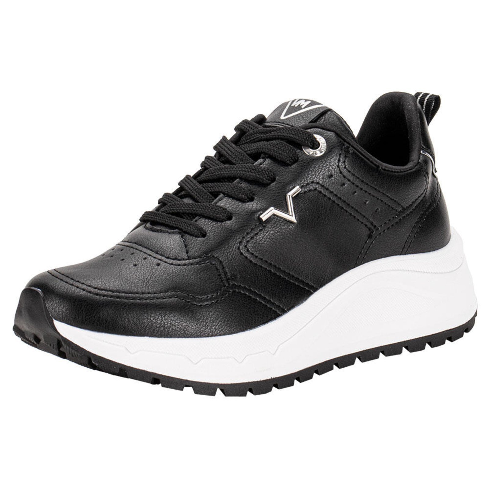 Tênis Feminino Casual Via Marte 136002 5830136 Preto