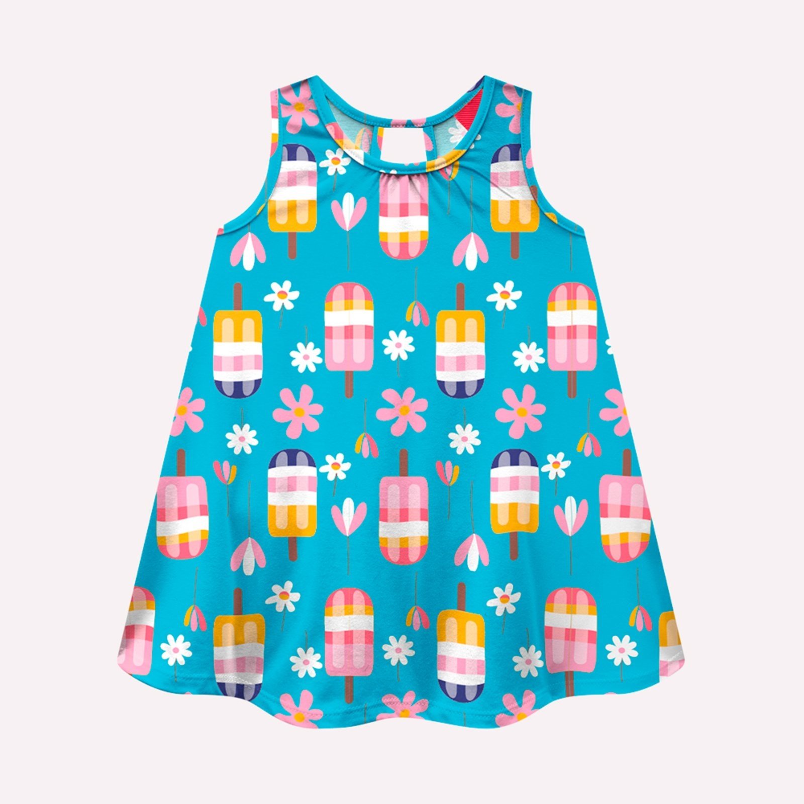 Infantil – Vestido Menina Picolés Kyly