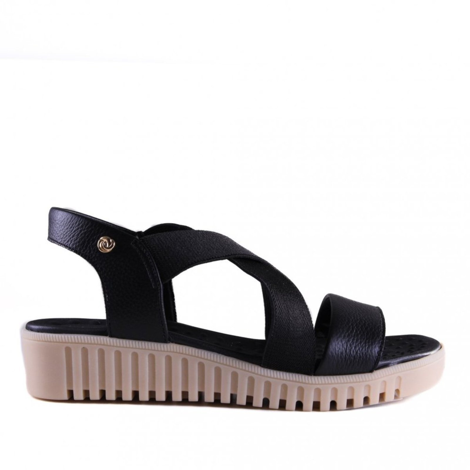 Vista 2 Sandália Feminina Lia Line Comfort 234571814 Lia Line preto Lia Line preto