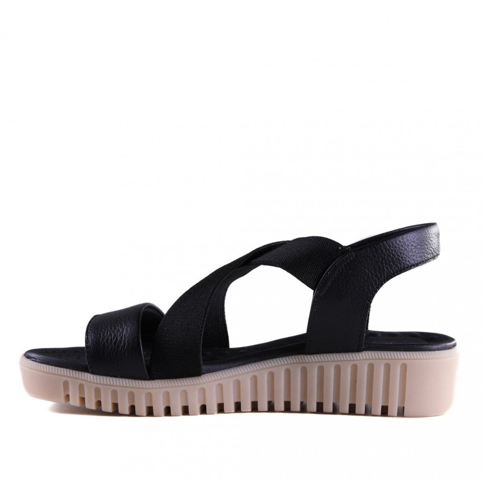 Vista 3 Sandália Feminina Lia Line Comfort 234571814 Lia Line preto Lia Line preto