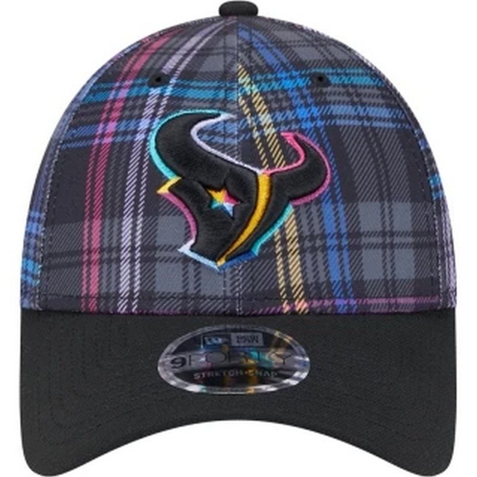 Vista 3 Boné 9FORTY Stretch Snap Houston Texans NFL Crucial Catch 2024 new era multicolorido new era multicolorido
