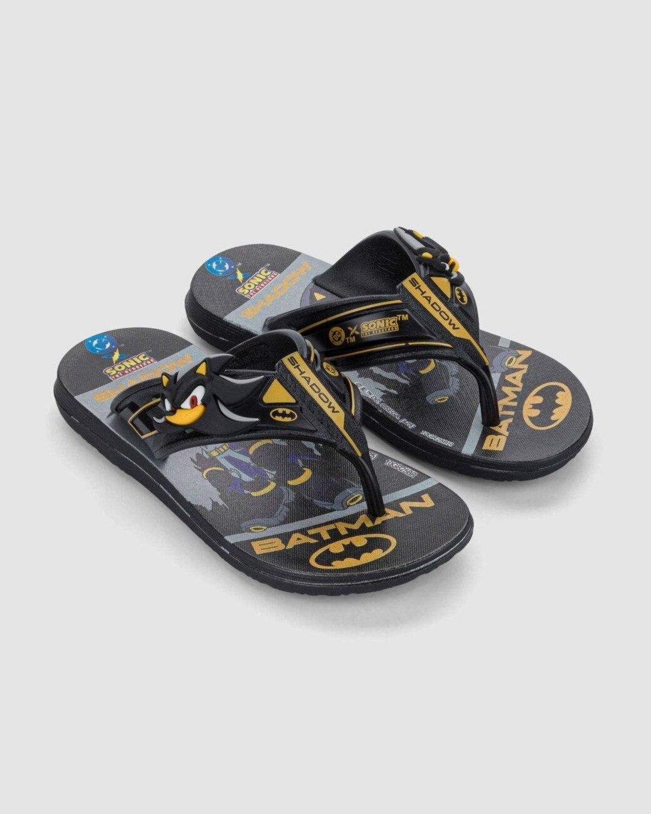 Infantil - Chinelo Grendene Sonic e Dc Preto