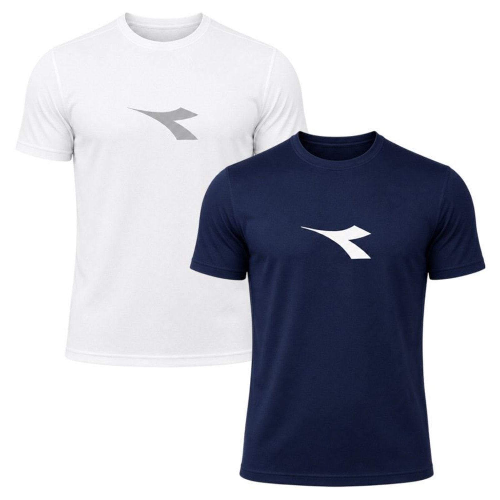 Kit 2 Camisetas Diadora Big Logo Masculino - Branco - Diadora