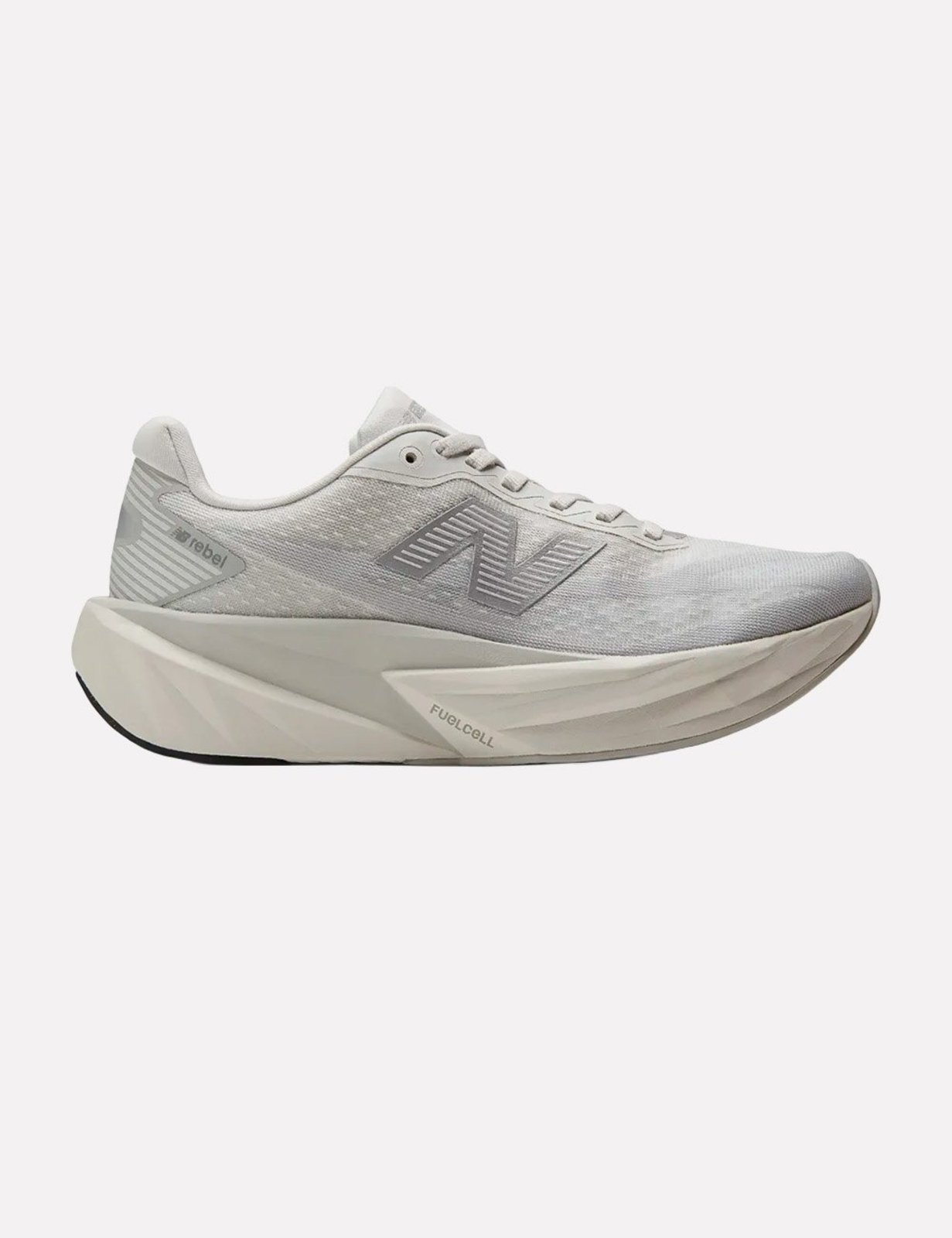 Tênis New Balance Masculino Fuelcell Rebel V5 Cinza Claro/Prata