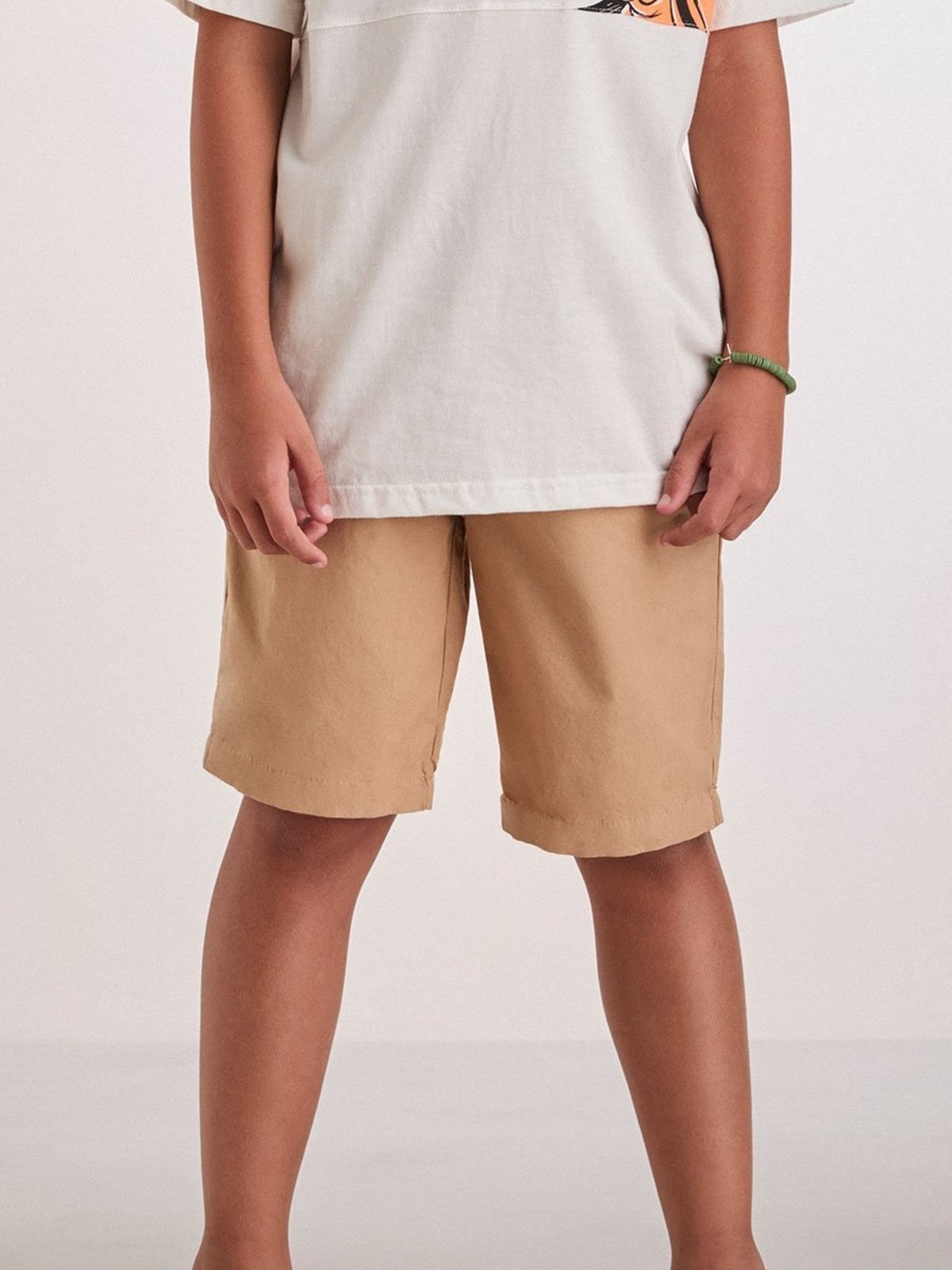 Infantil - Bermuda de Sarja Toffee