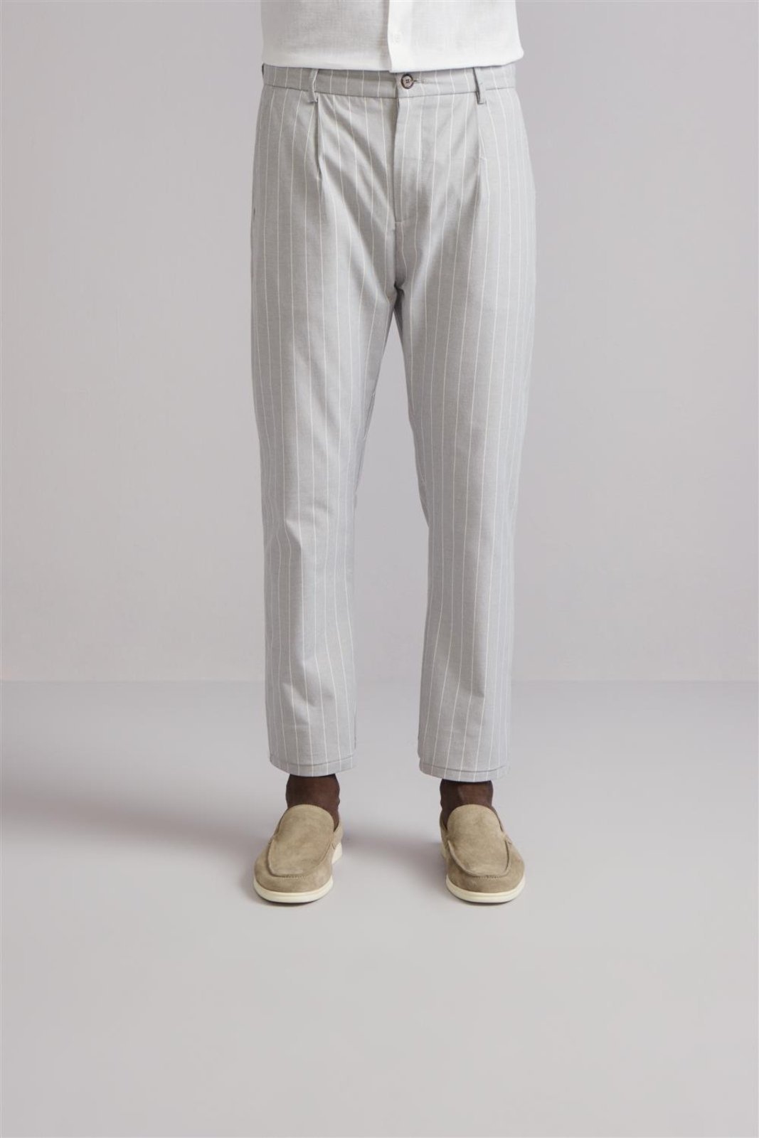 HIGHSTIL Calça Chino Slim Fit - Cinza