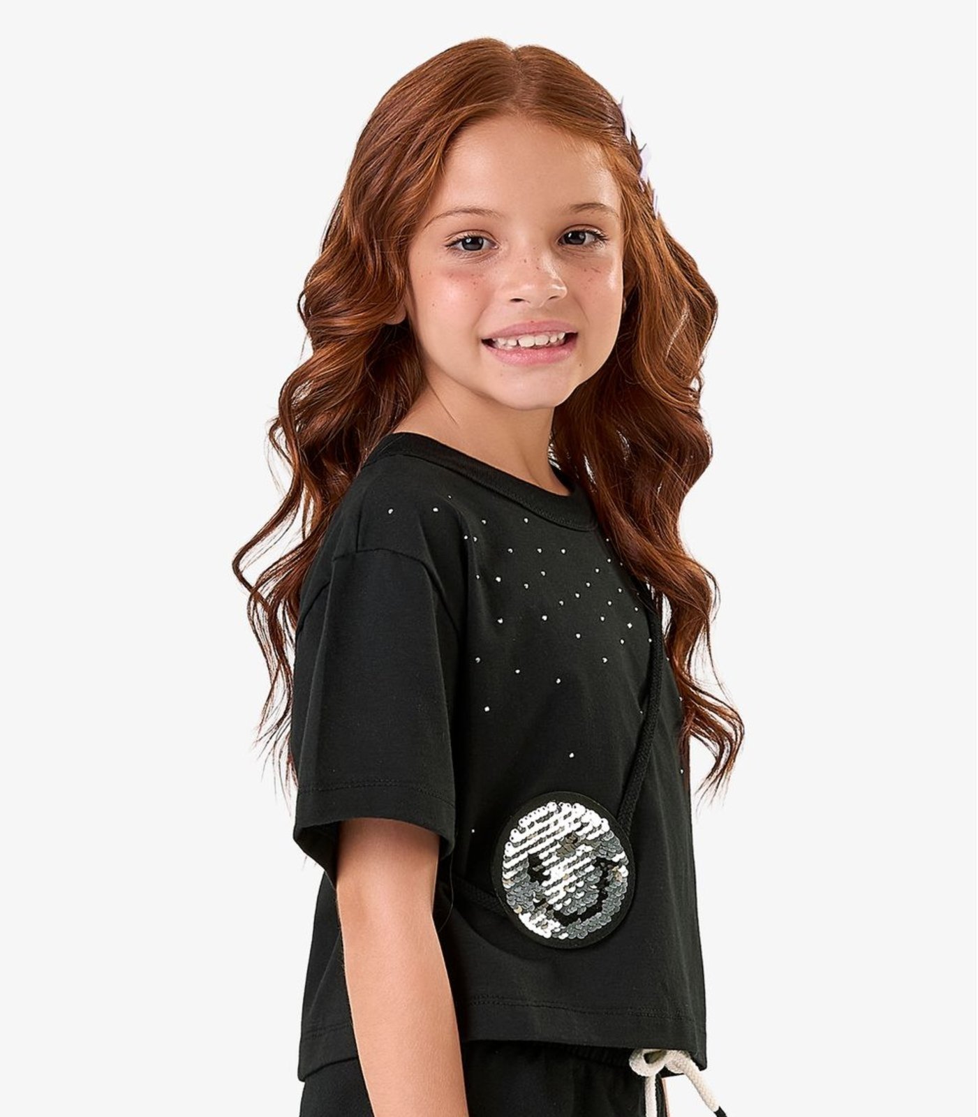 Vista 3 Infantil - Blusa em Meia Malha Rovi Rovitex Kids branco Rovitex Kids branco
