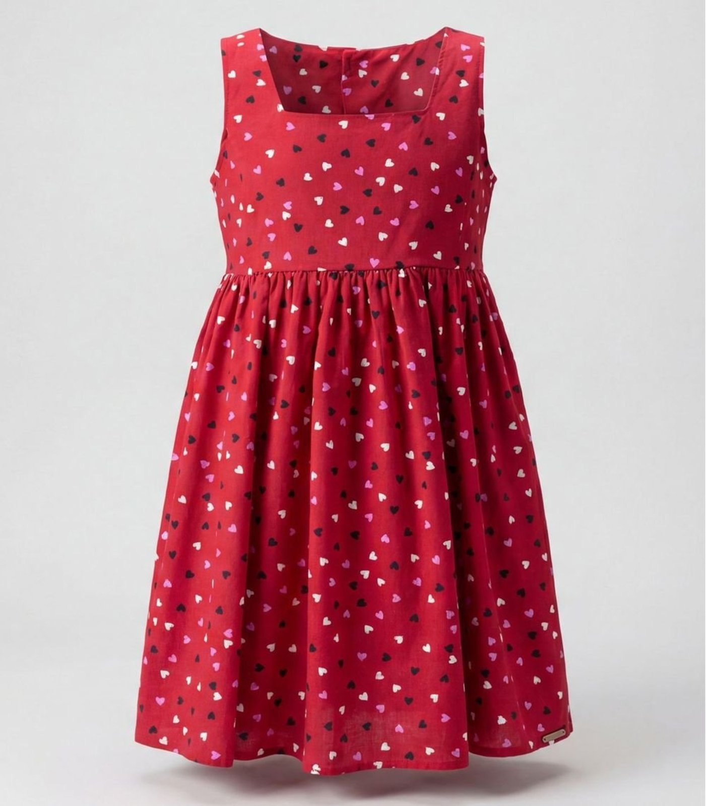 Infantil - Vestido Popeline Trick Nick Vermelho