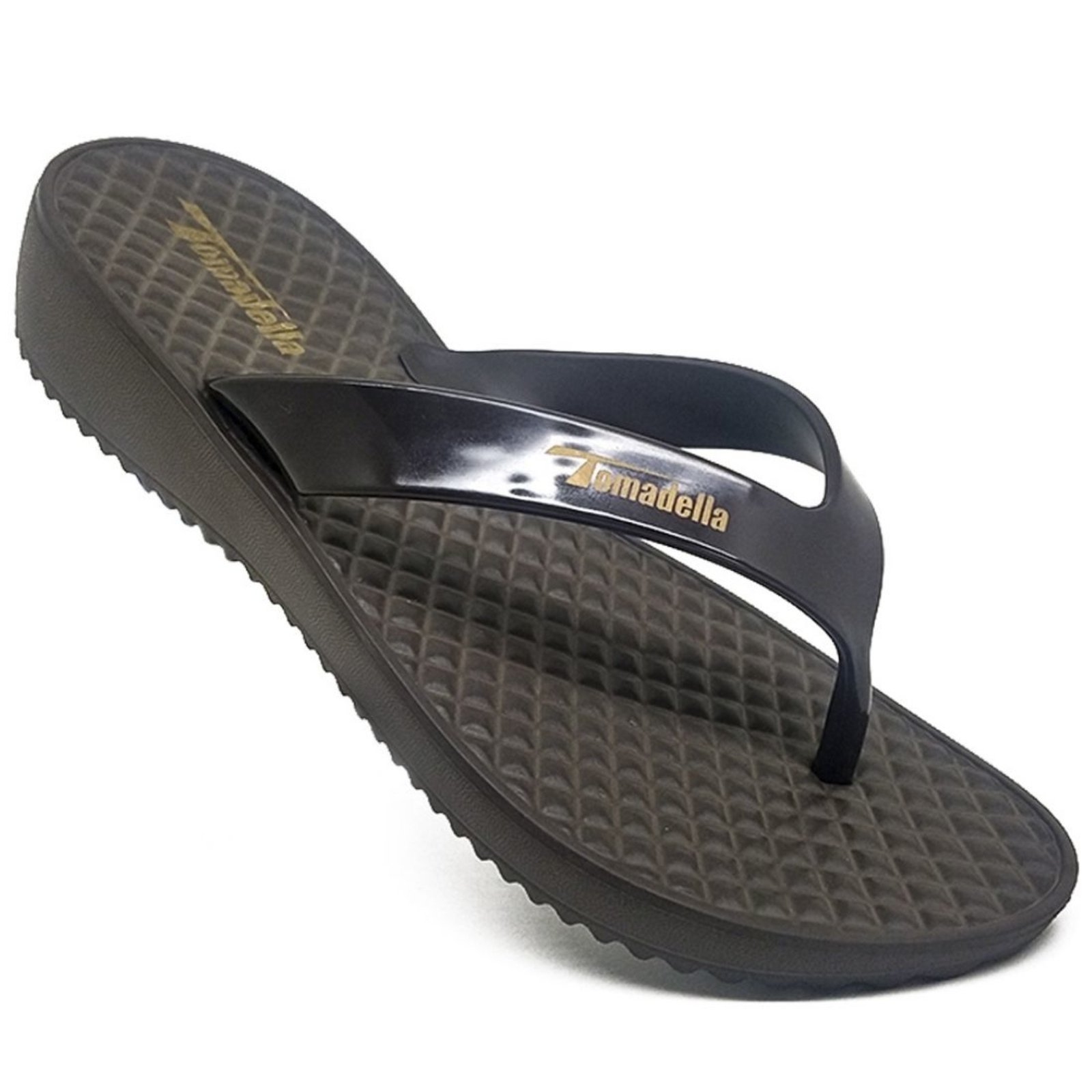 Chinelo de Dedo Feminino Ortopédico Preto