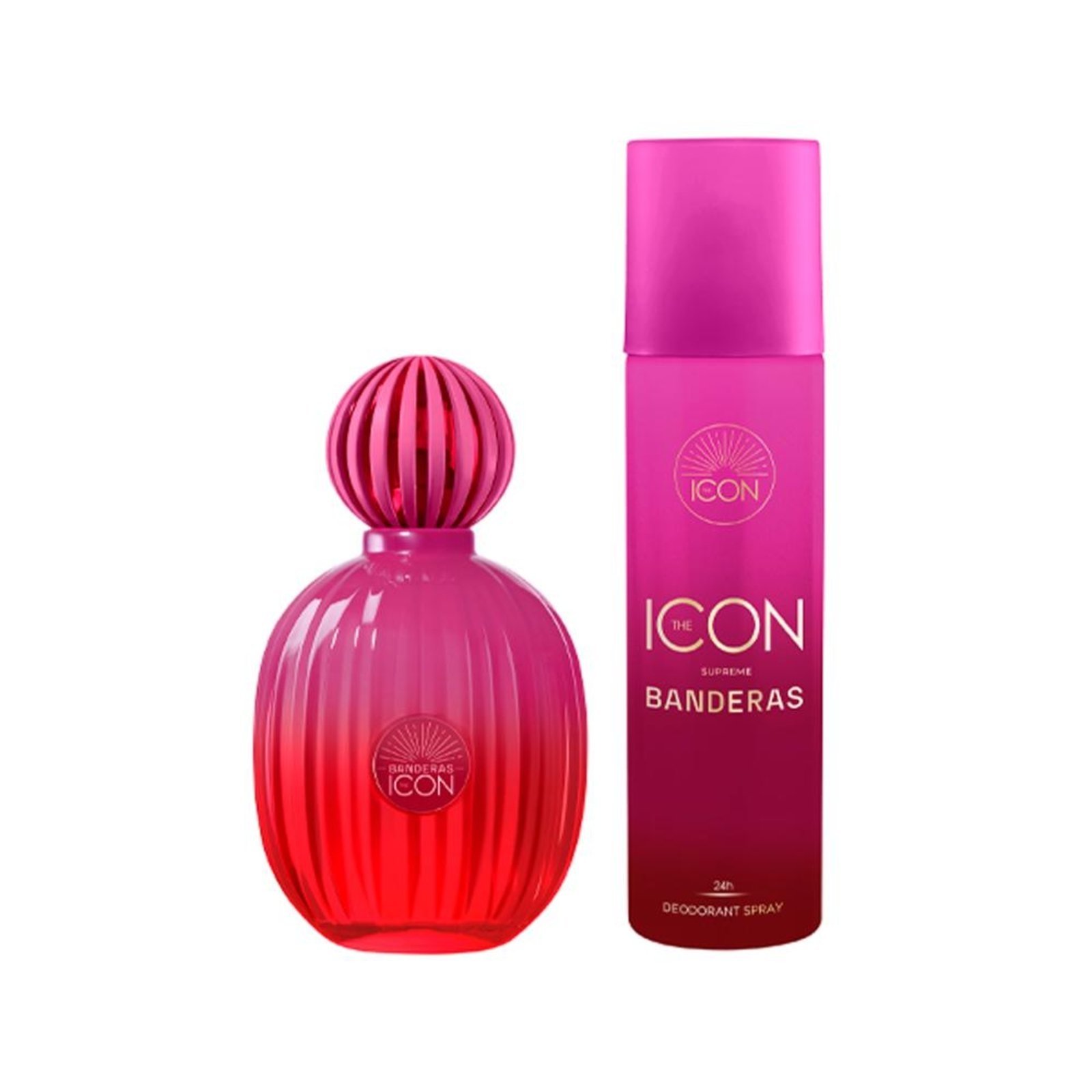 Vista 3 Kit Banderas The Icon Supreme Eau de Parfum Intense 100Ml+ Desod 150ml incolor Banderas incolor