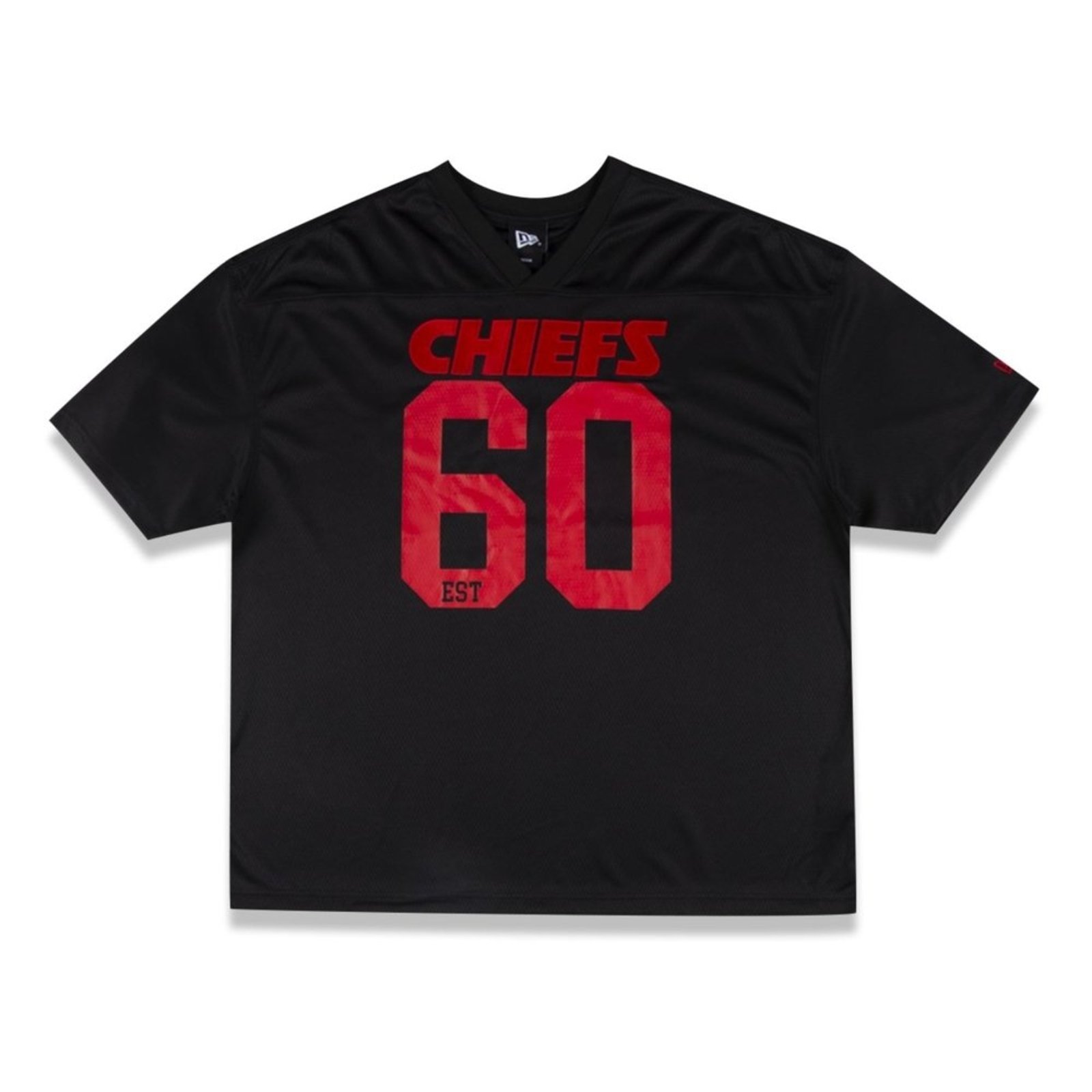 Camiseta New Era Oversize Kansas City Chiefs NFL Preto