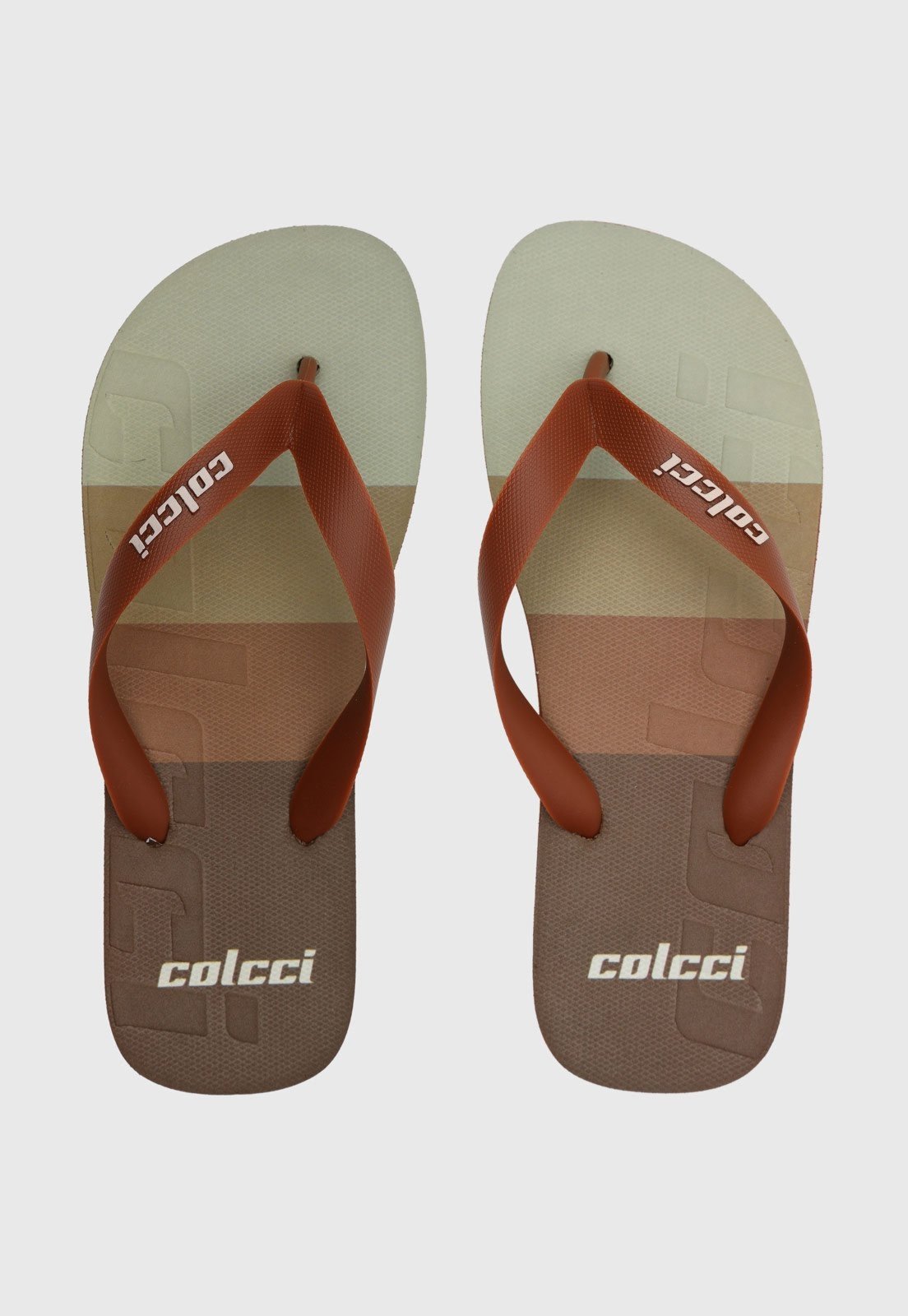 Chinelo Colcci Logomania Marrom